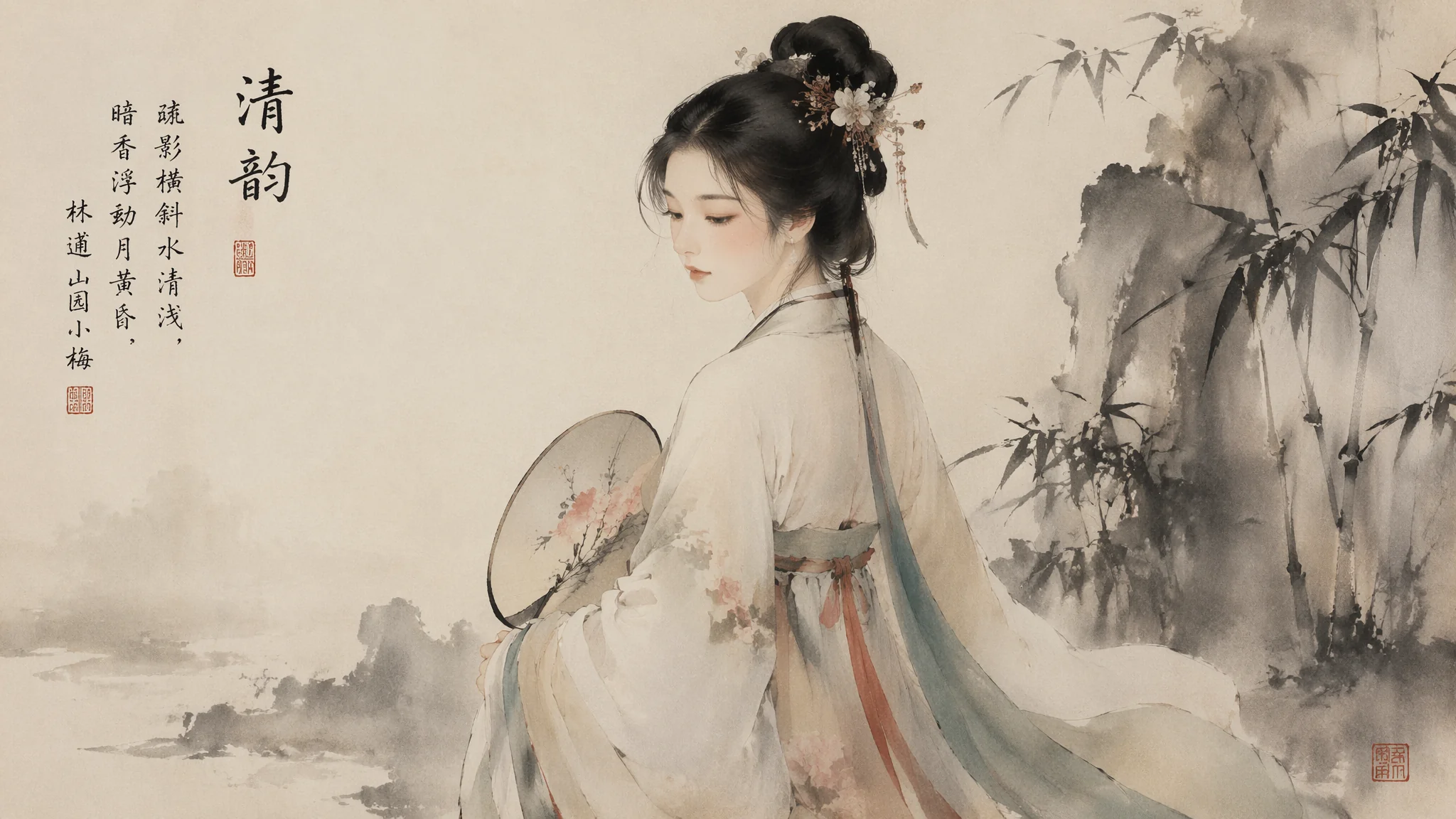 AI绘画国风女子角色创作指南
