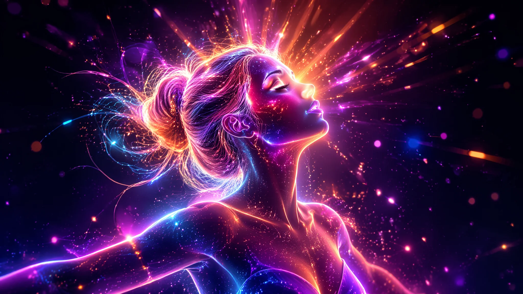AI绘画发光效果制作方法与参数