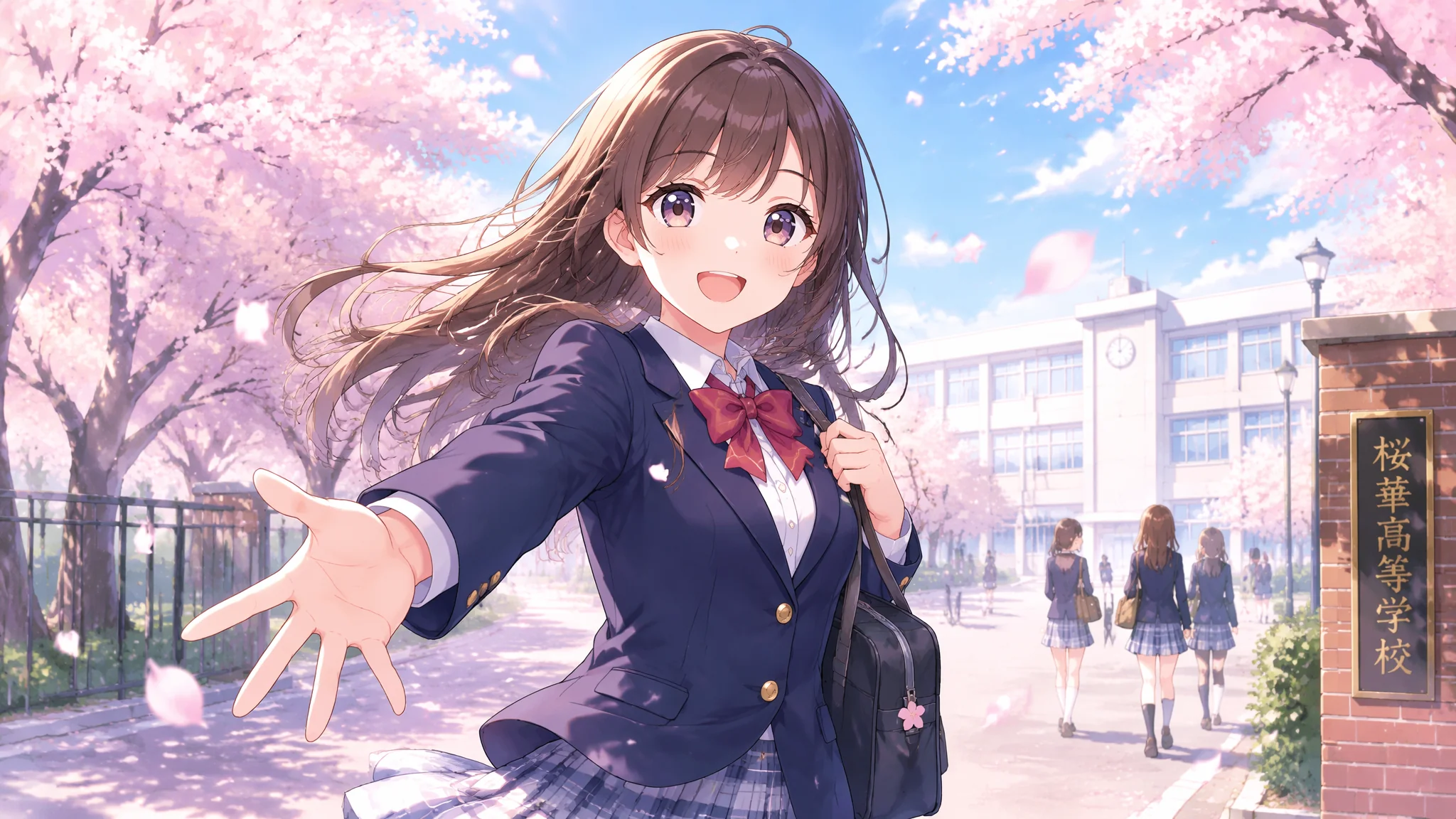 AI绘画校园女孩：青春校园少女角色绘制