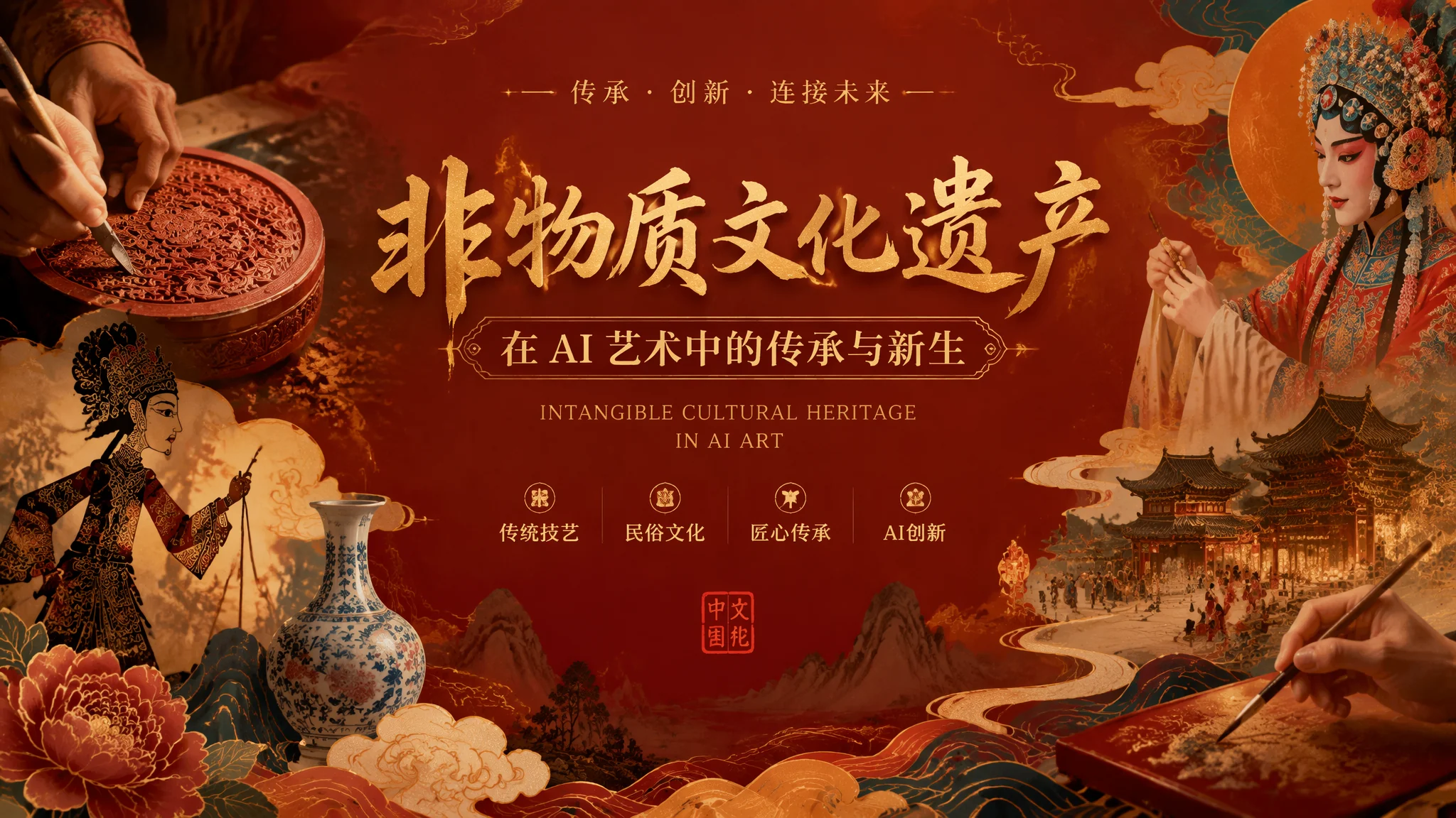 非遗文化绘画AI：传统非遗题材出图思路