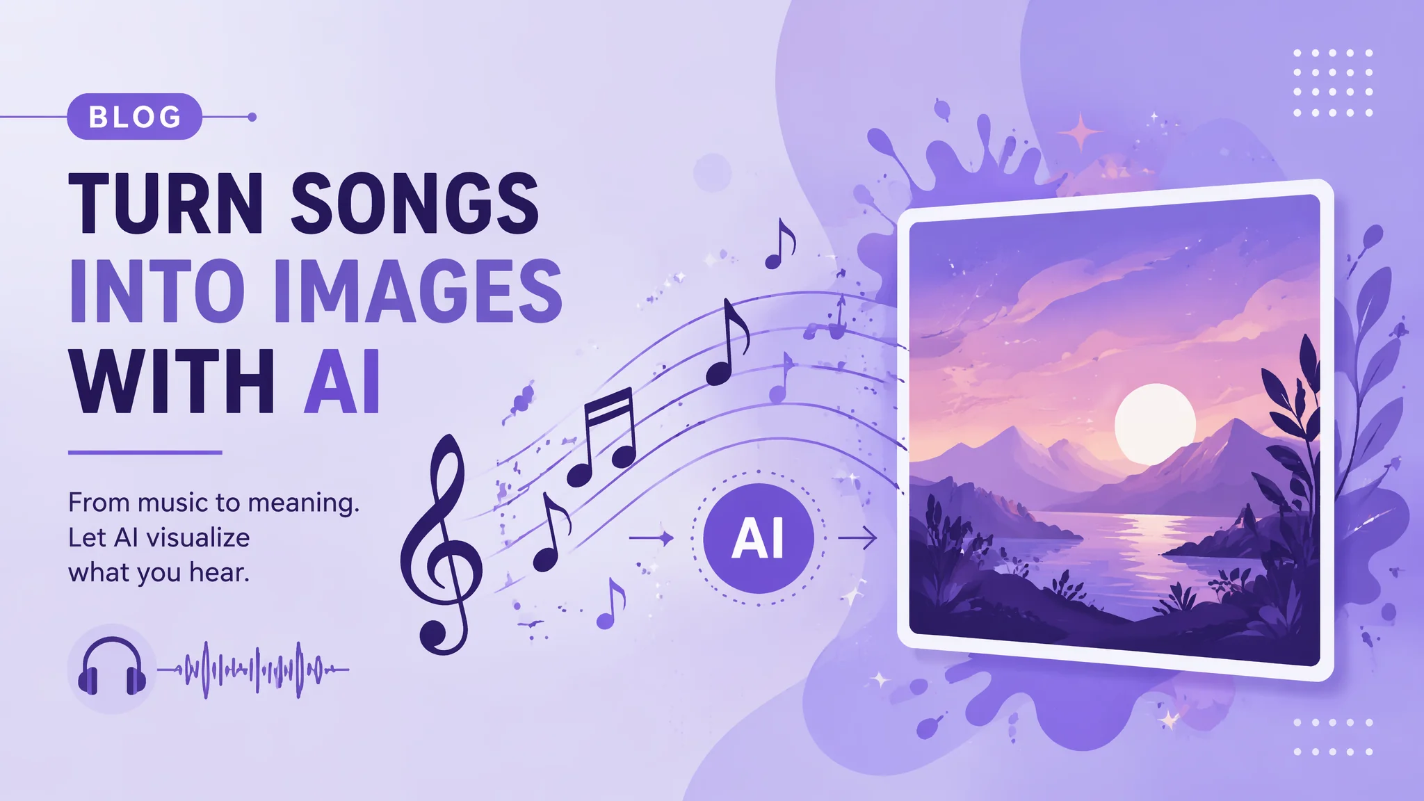 AI绘画里的歌曲：音乐转画面的思路