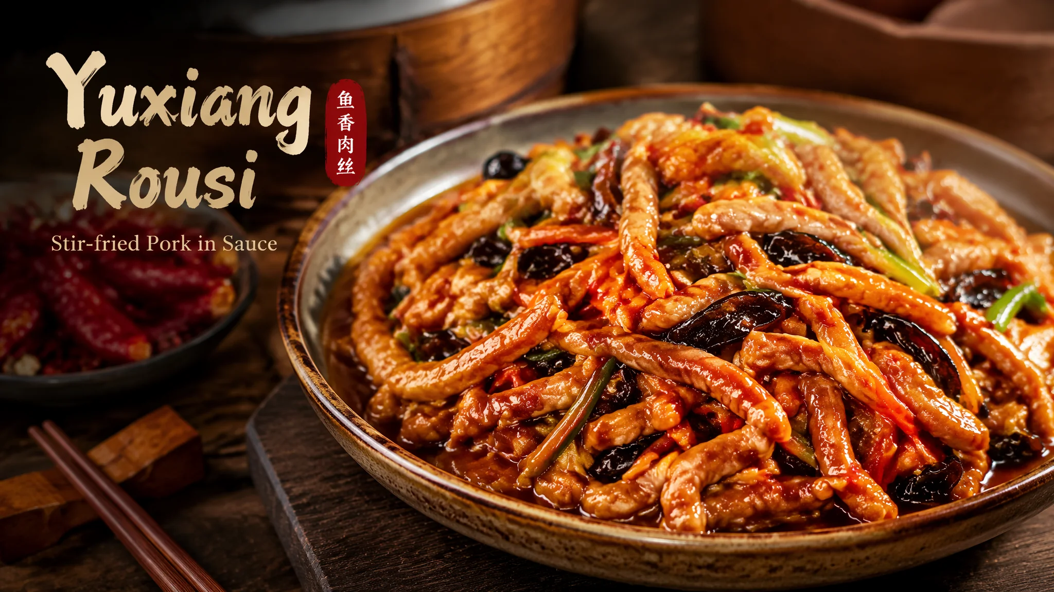 鱼香肉丝AI绘画：中餐美食出图技巧