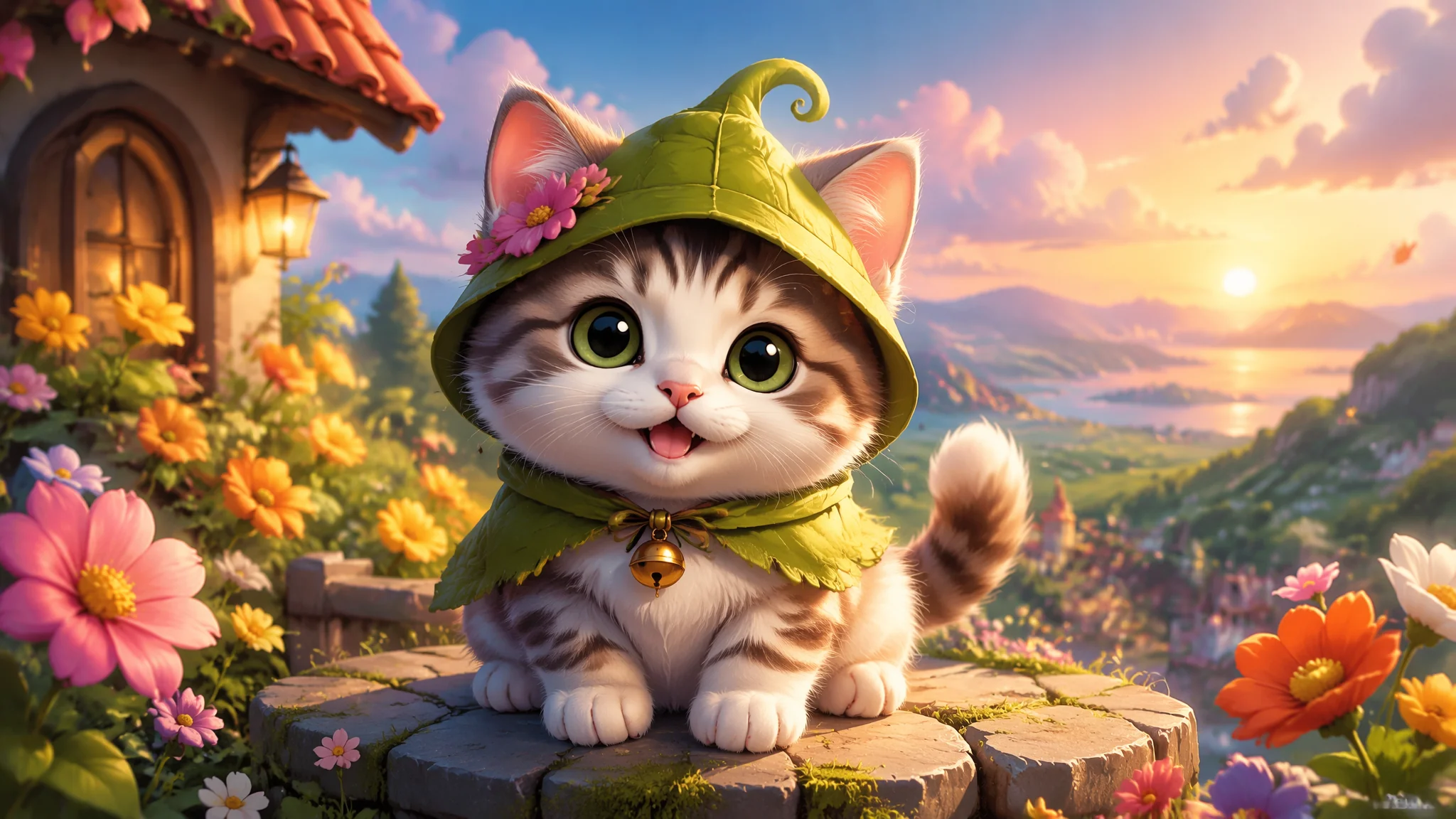 小猫头像AI绘画怎么画？萌宠头像的毛发与眼神