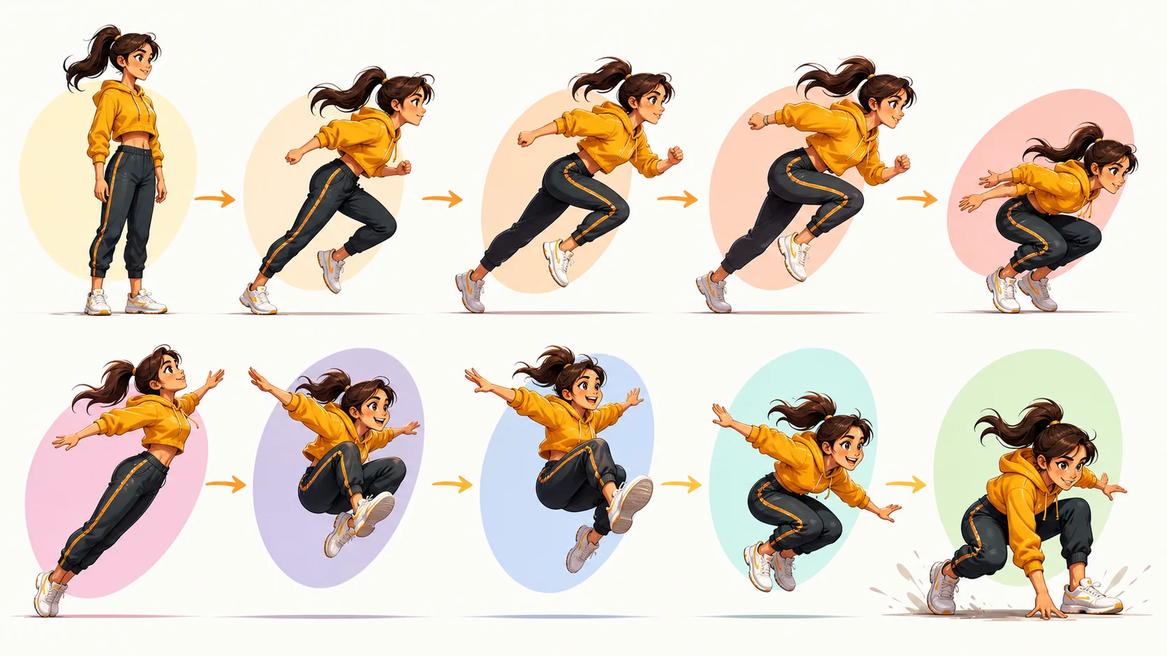 AI绘画体育生女怎么画？运动少女出图