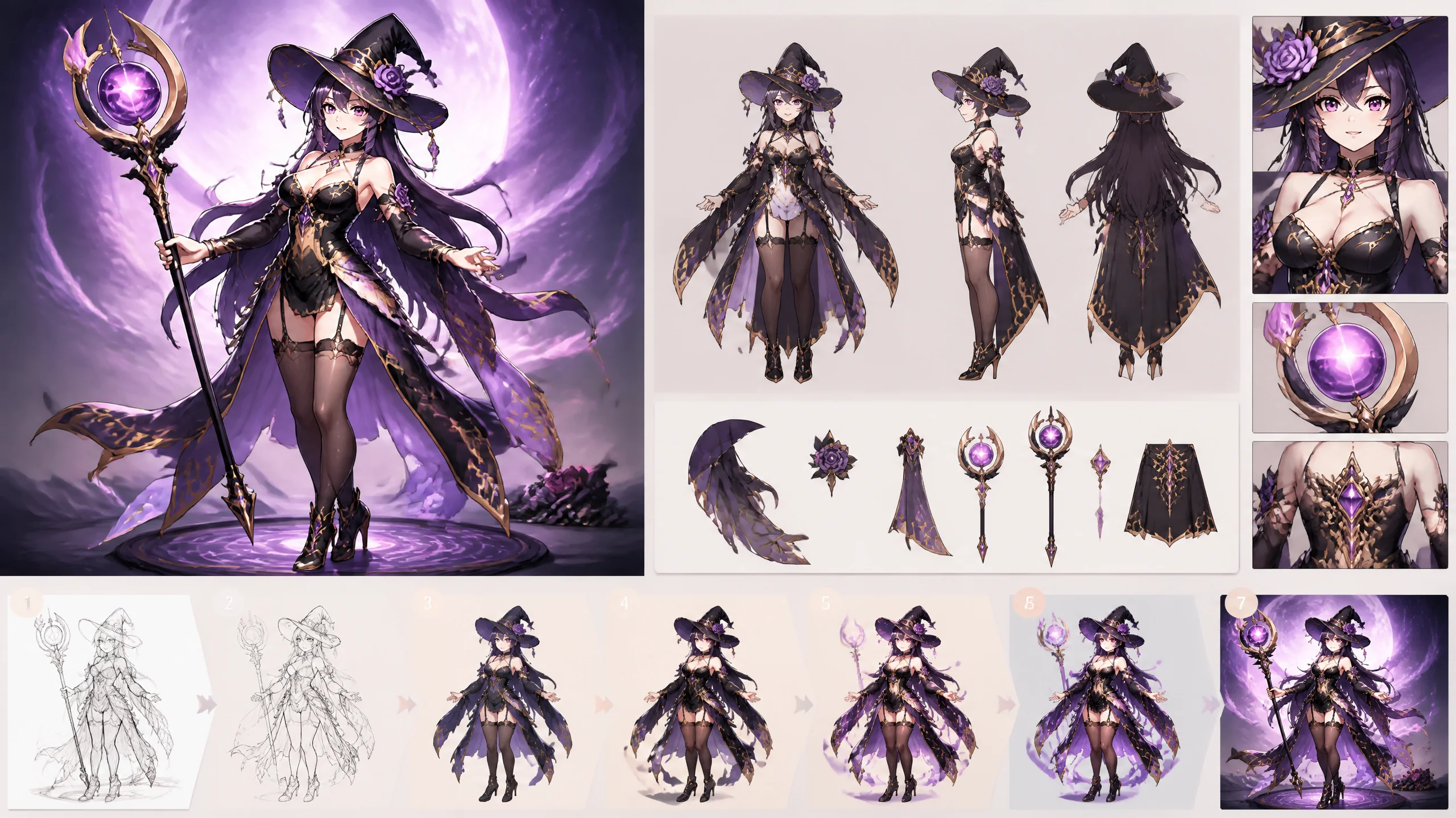 AI绘画机器人少女怎么画？机甲少女角色出图