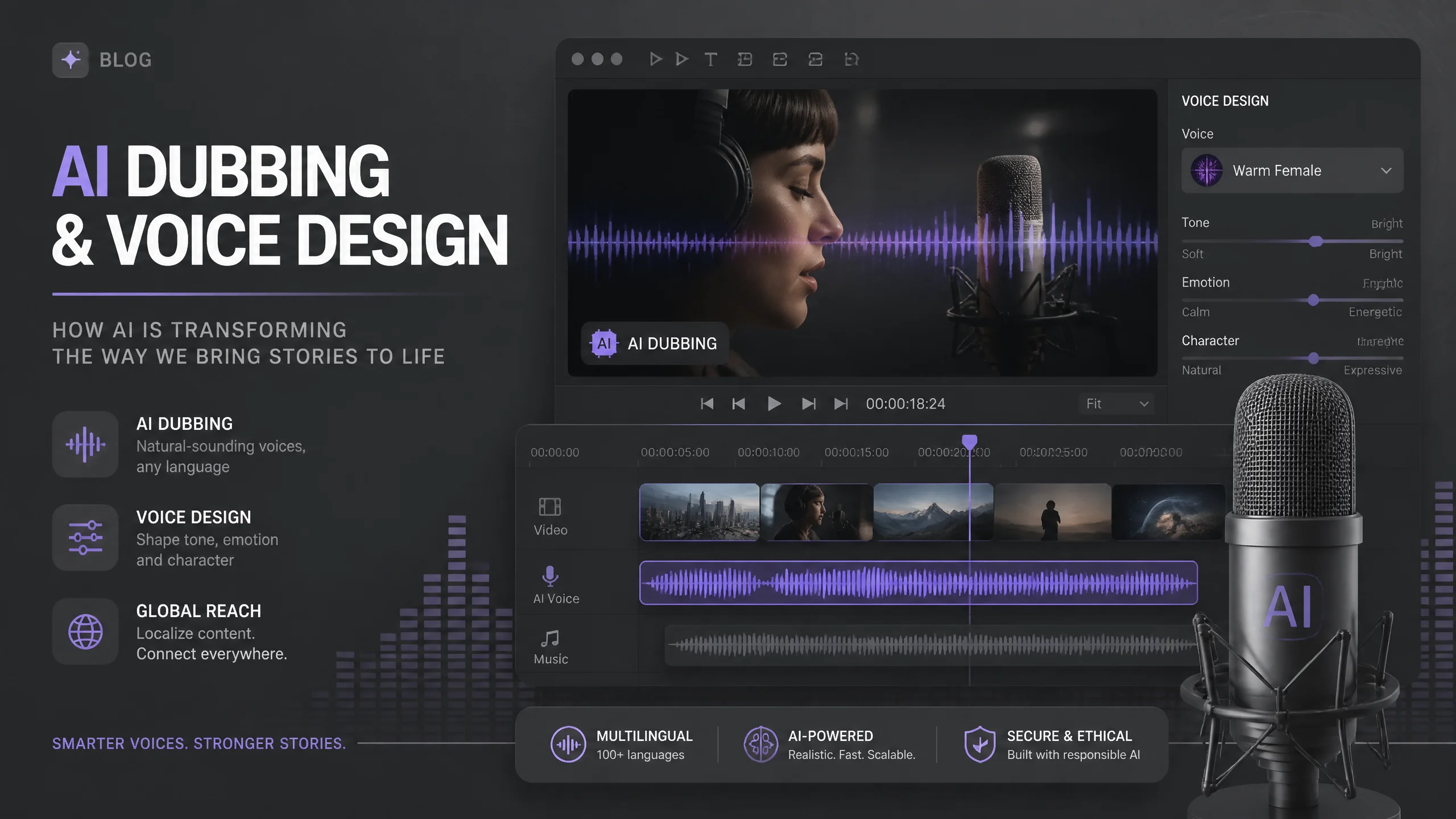imovie ai配音用什么音色好？几个实测能打的声线方向
