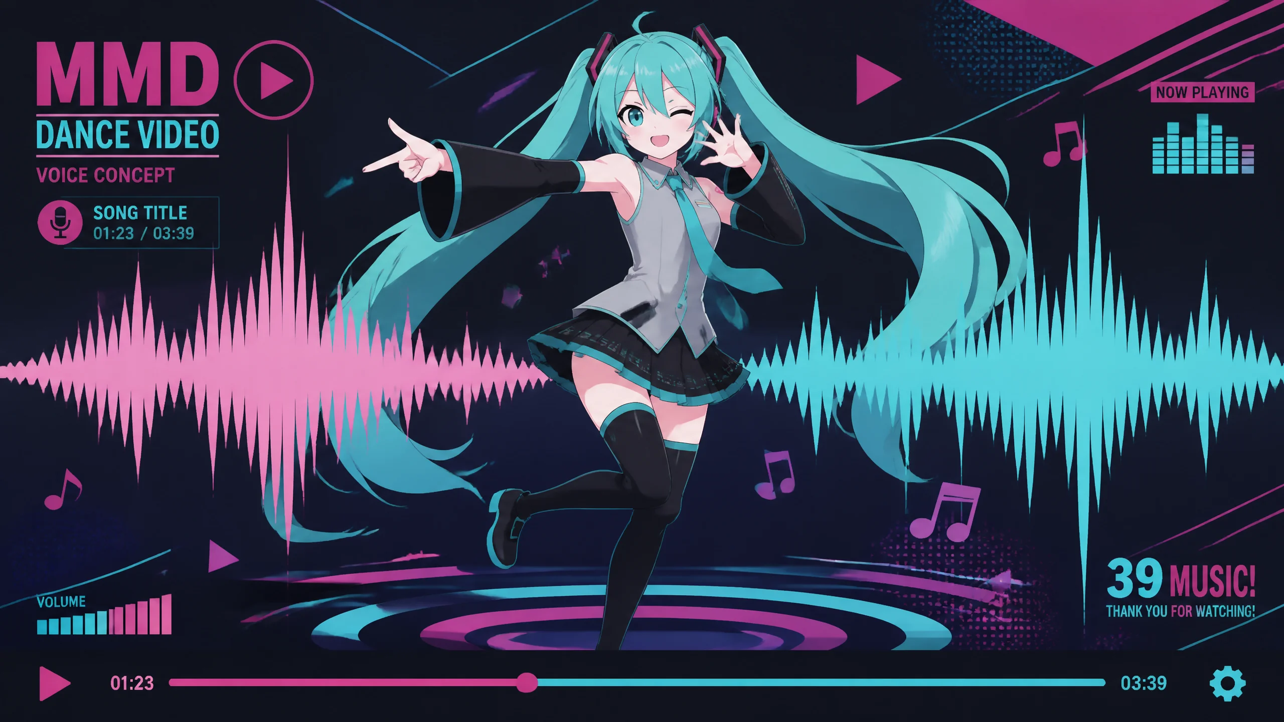 MMD视频AI配音怎么加？舞蹈配乐