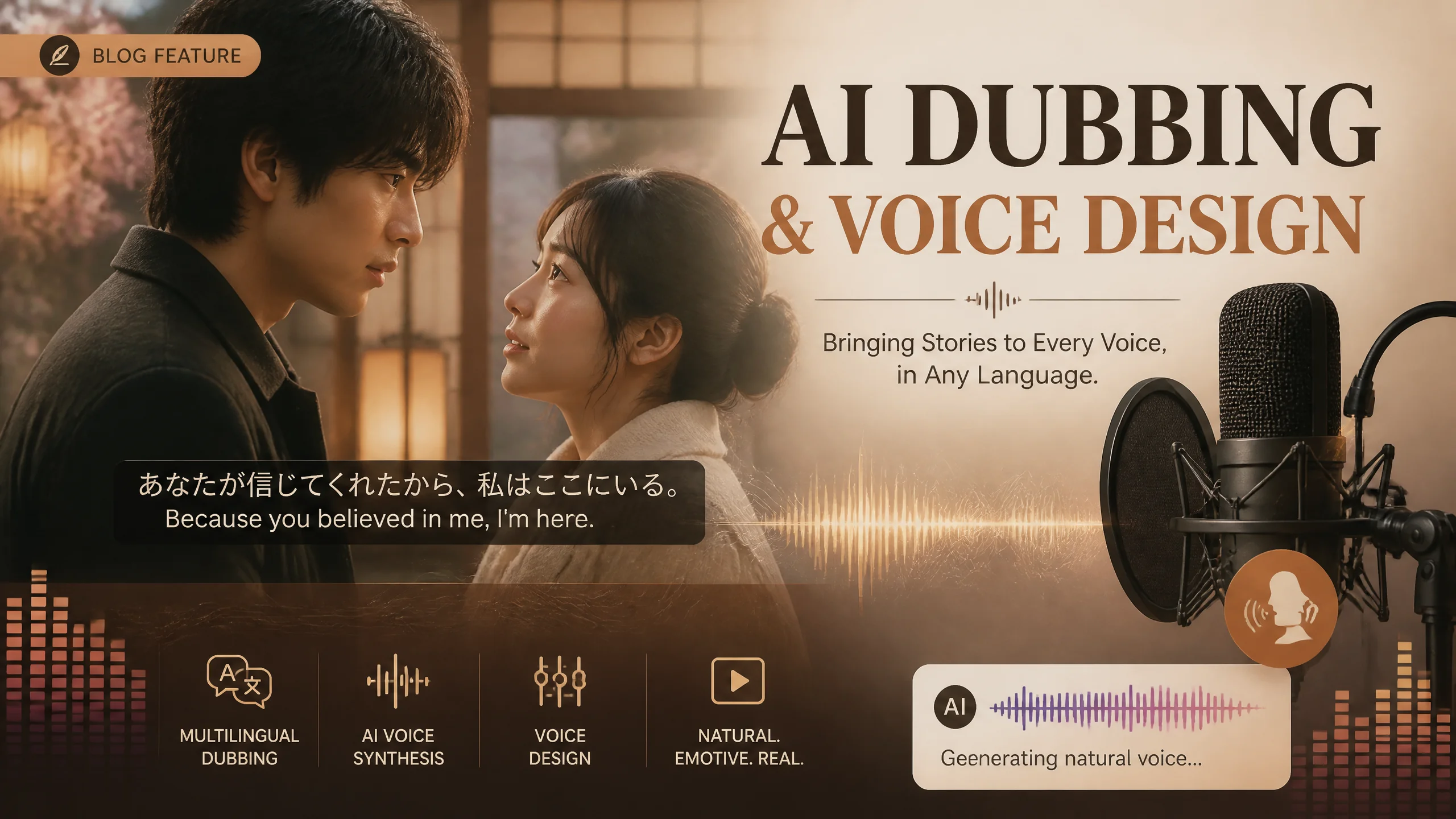 日剧ai配音怎么配？角色音色从选声到调参的完整思路