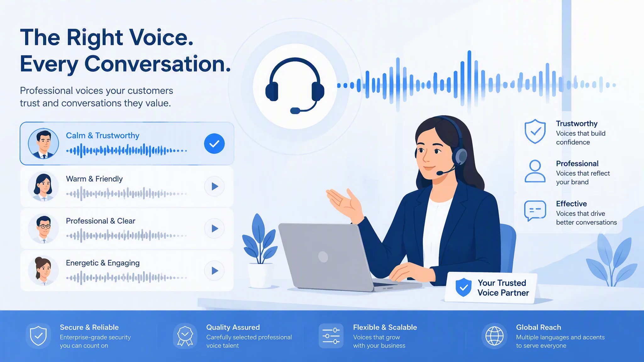 咨询ai配音怎么选？客服讲解场景的声线与可信调参