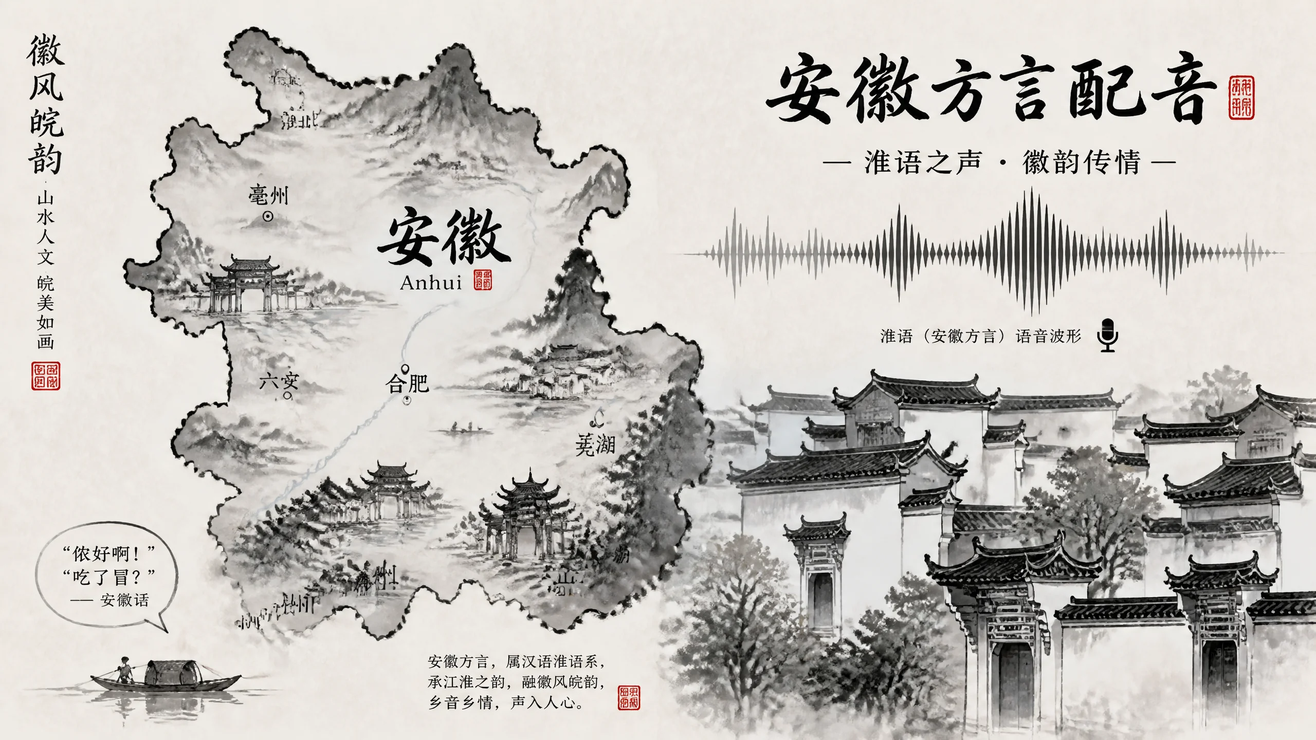 ai配音安徽话怎么配才地道？江淮官话与徽语声线避坑实测