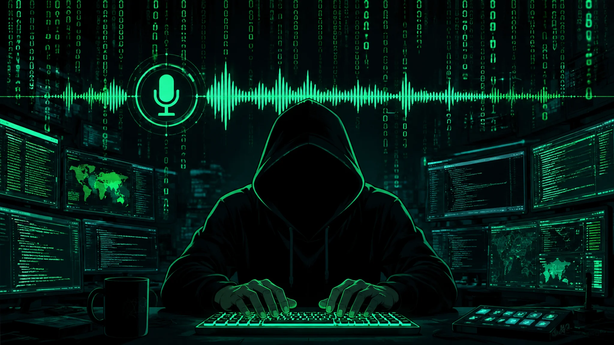 AI配音黑客怎么做？黑客角色的酷炫科技声线