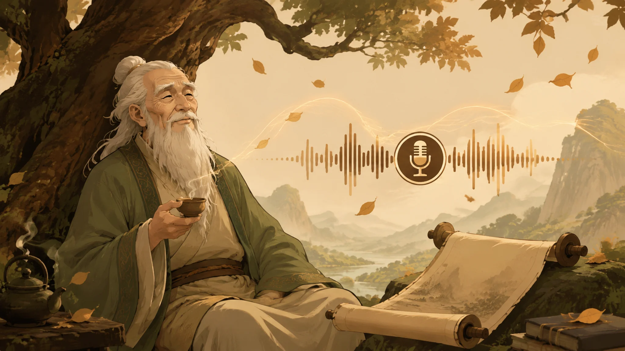 老者AI配音怎么配？长者角色的沧桑智慧声线配方