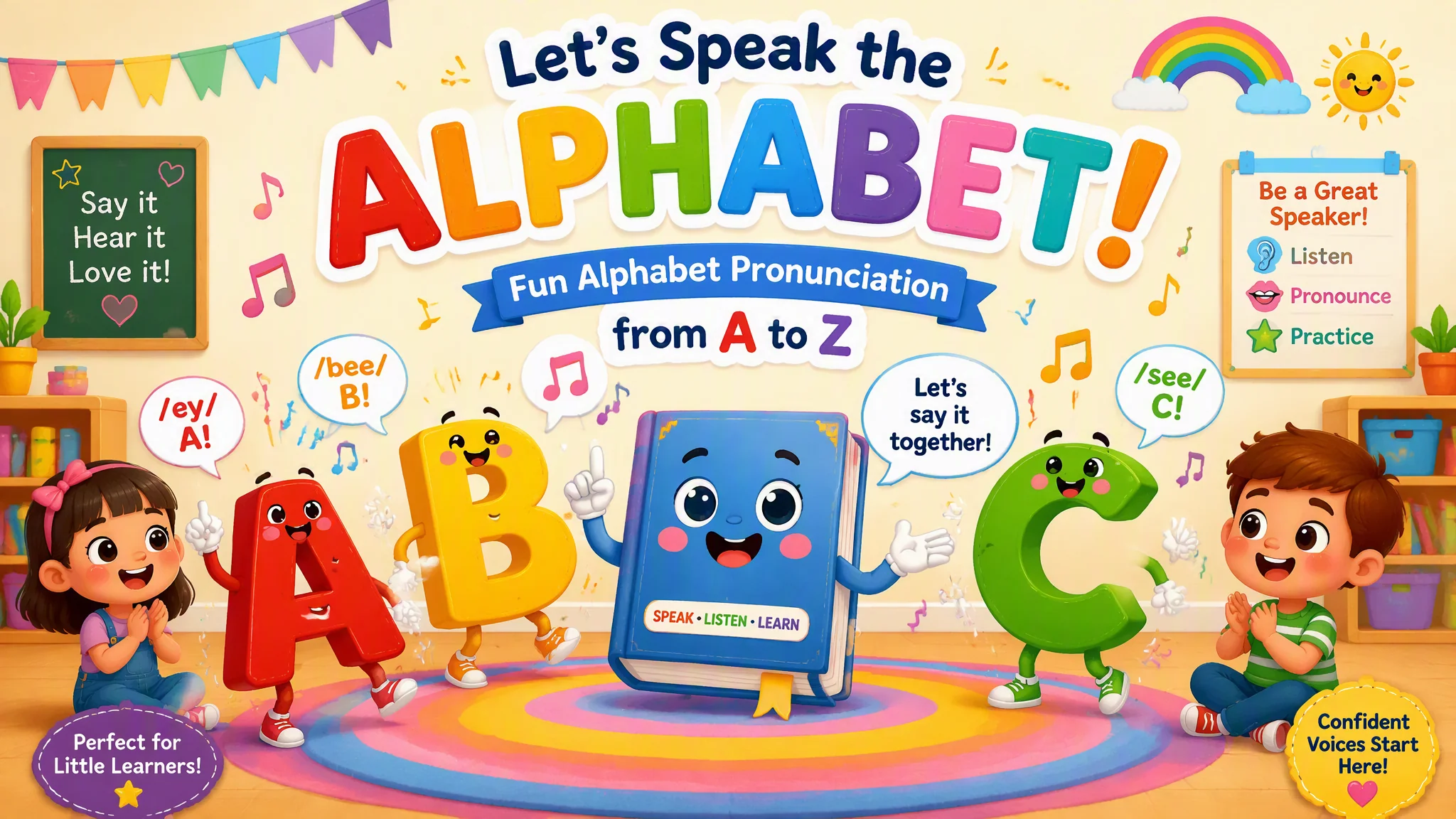 AI配音字母怎么念？字母歌和单词的读法
