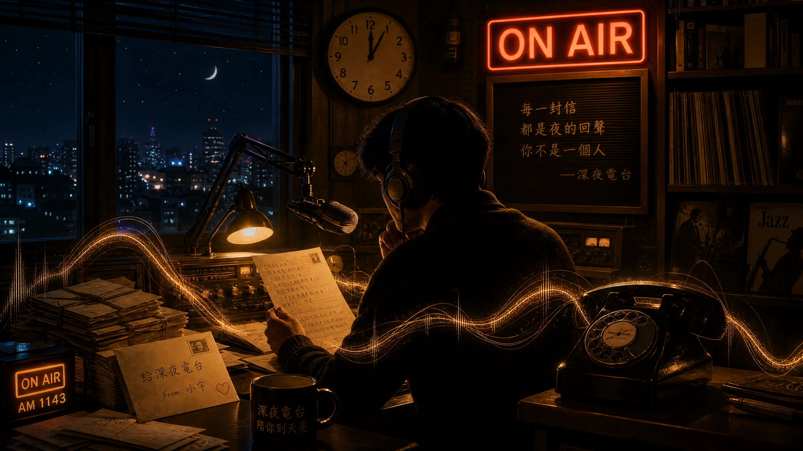 电台AI配音怎么做？深夜节目的治愈声线