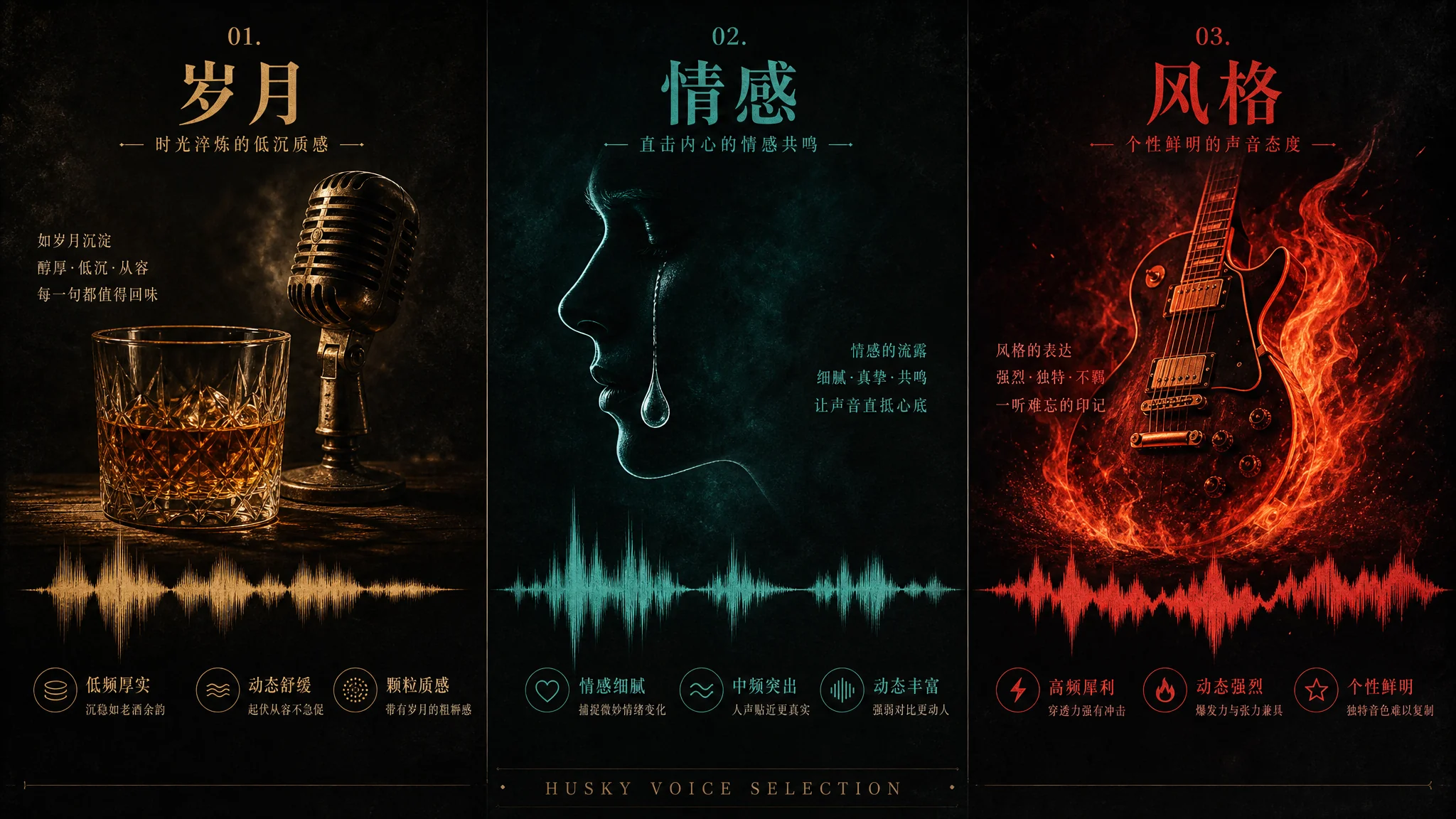 沙哑配音AI怎么选？烟嗓系声线的选择指南