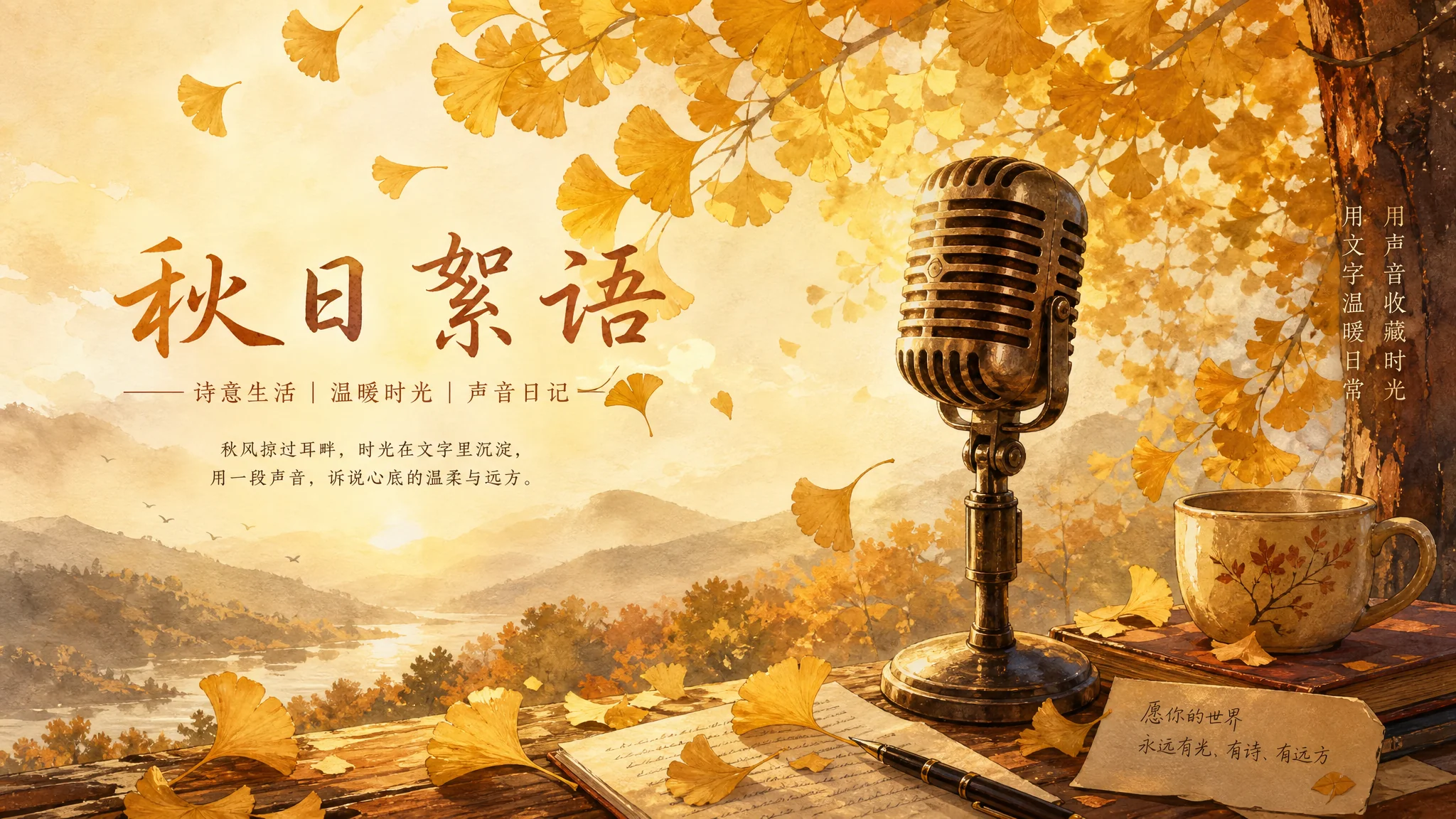 秋天配音AI怎么配？秋日内容的诗意声线