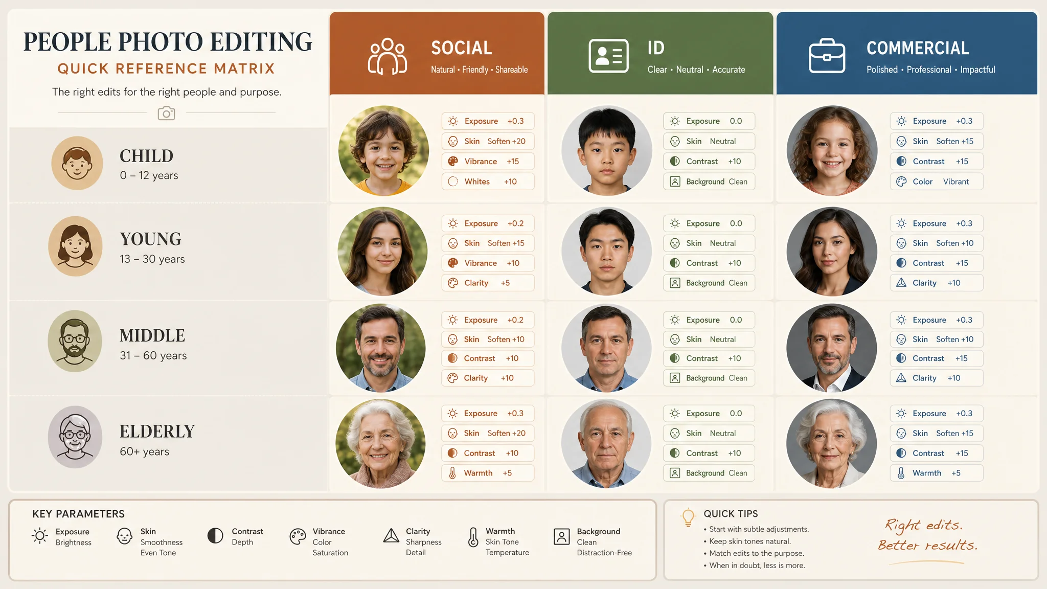 AI人修图：修人物照片的核心要点