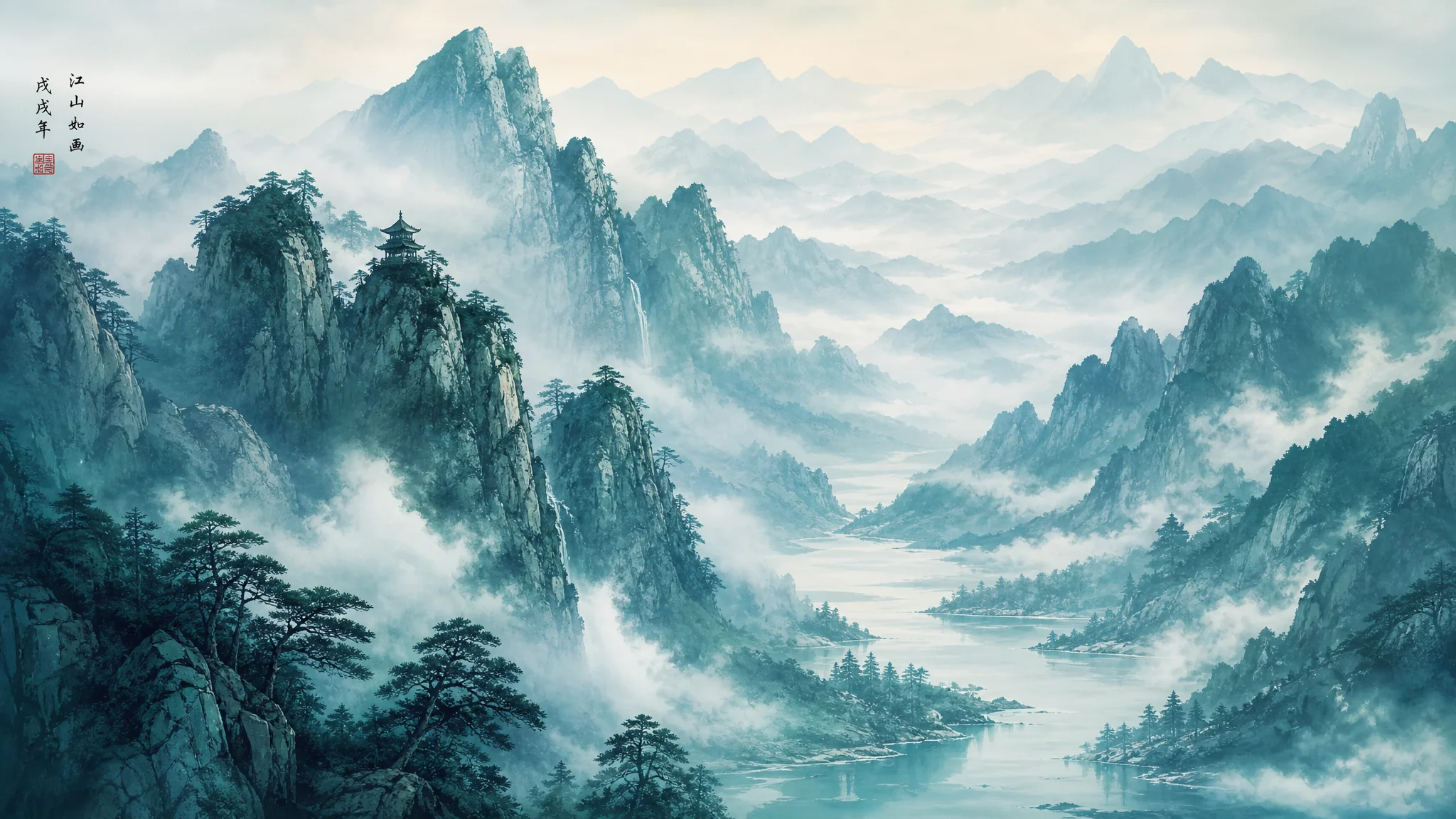 风景修图AI：山水大片的层次感修法