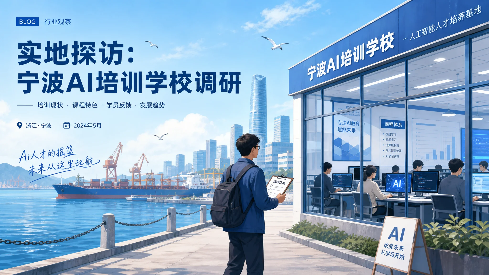 AI培训有哪些机构靠谱？我在宁波跑了六家的考察报告