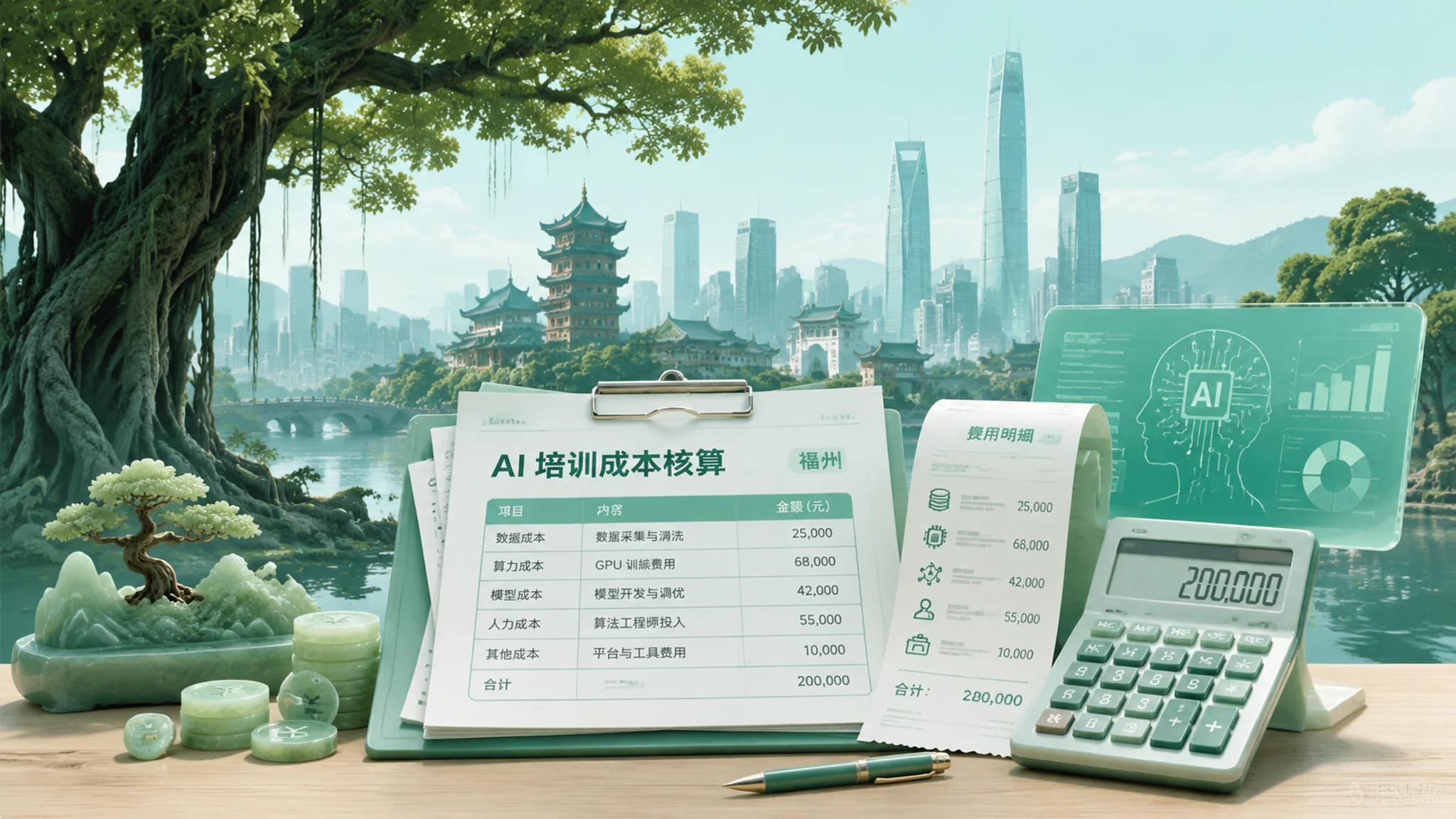 福州AI培训多少钱才不亏？跑遍本地机构后我算清了这笔账