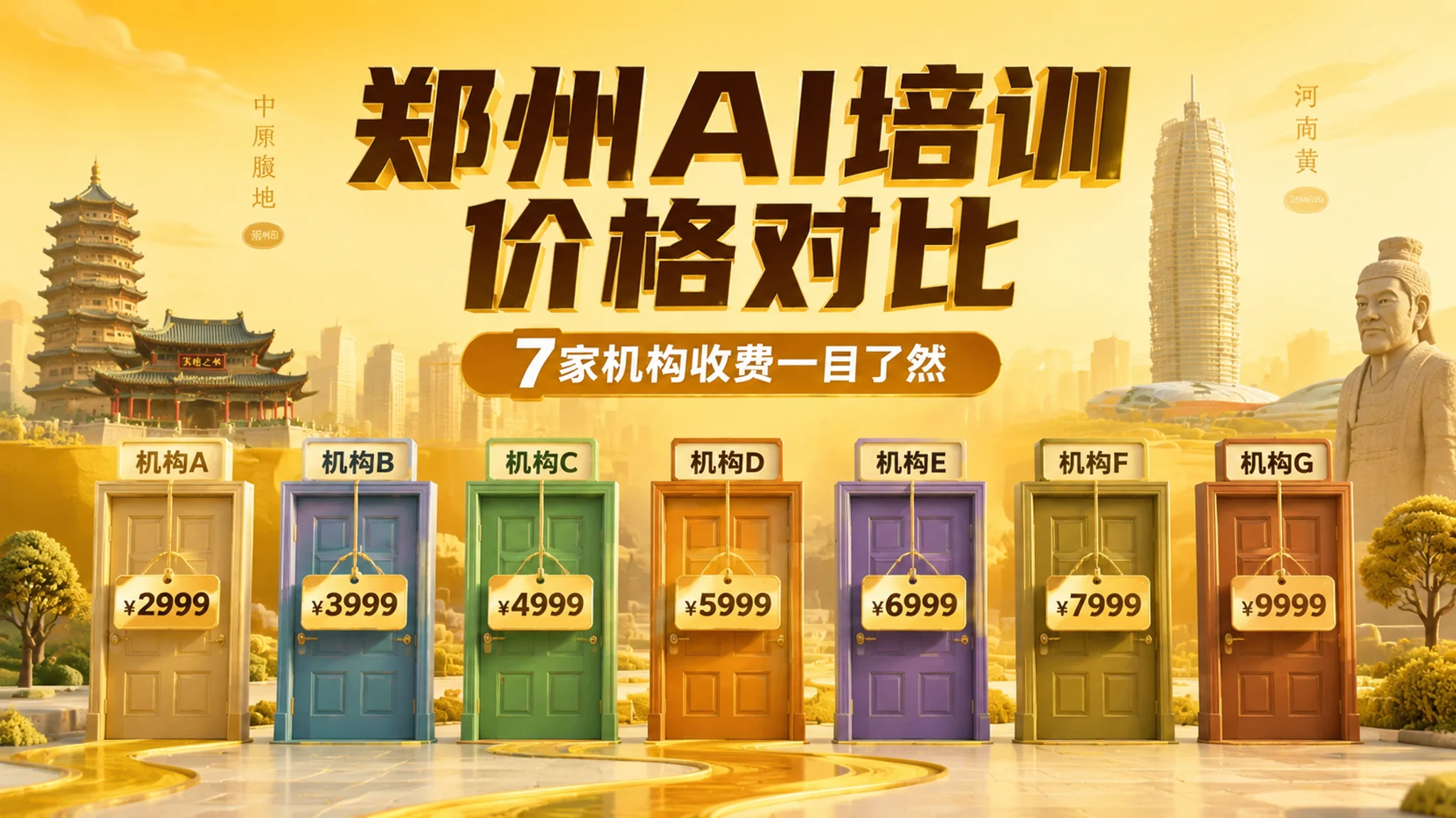 郑州AI培训多少钱才不白花？我试听七家后替你算清这笔账