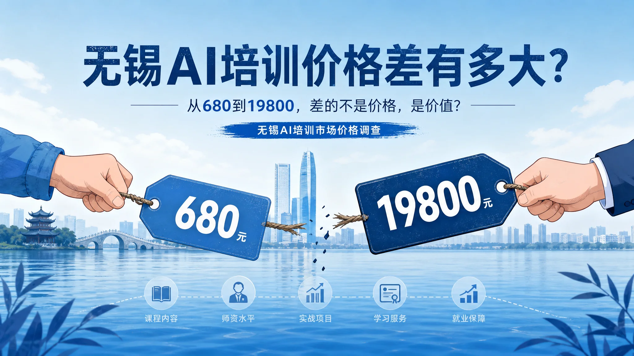 无锡AI培训报班实录：试听7家后，我把680到19800的差价讲透了