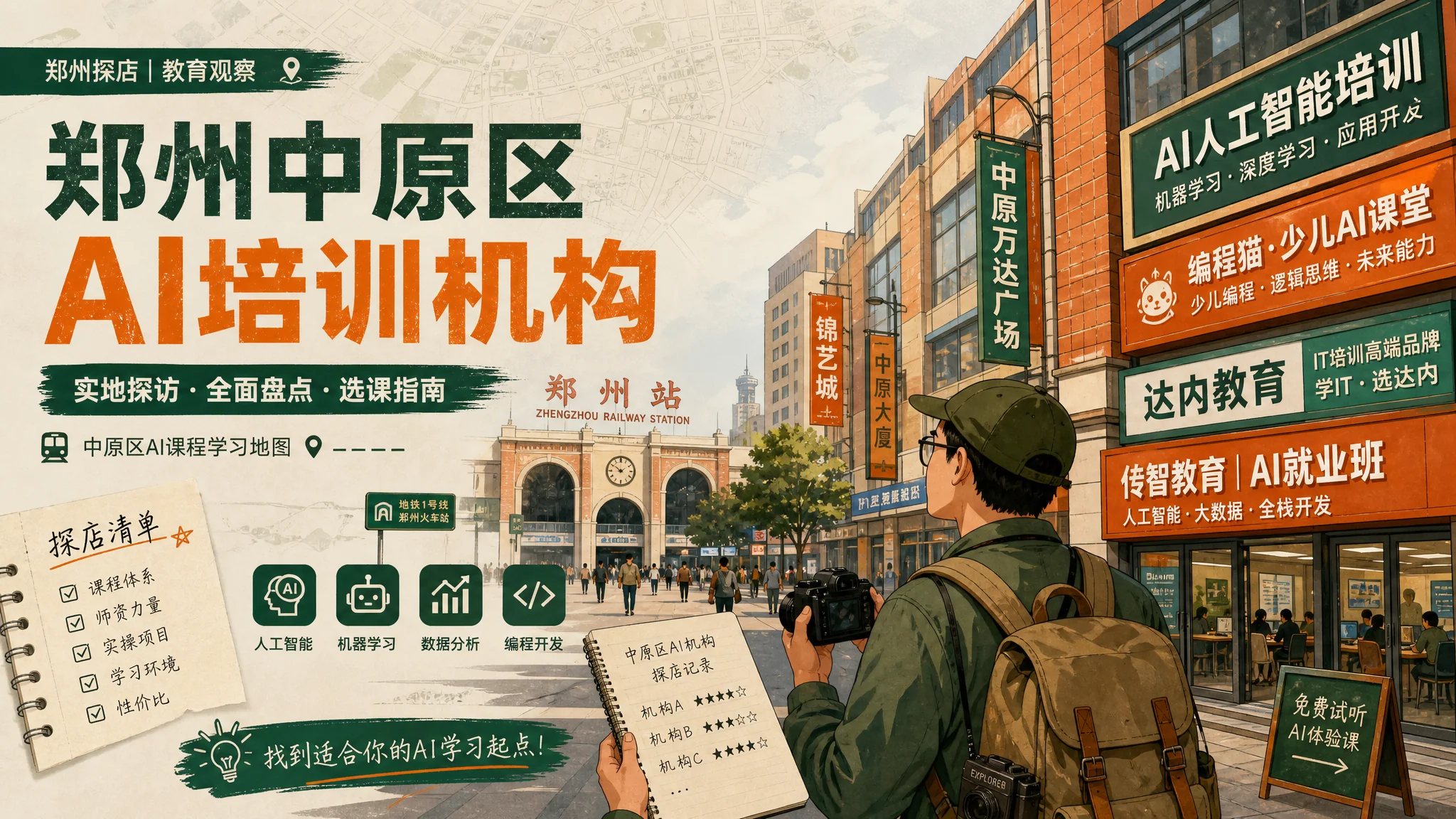二七AI培训怎么选？郑州二七区学员的踩点实录