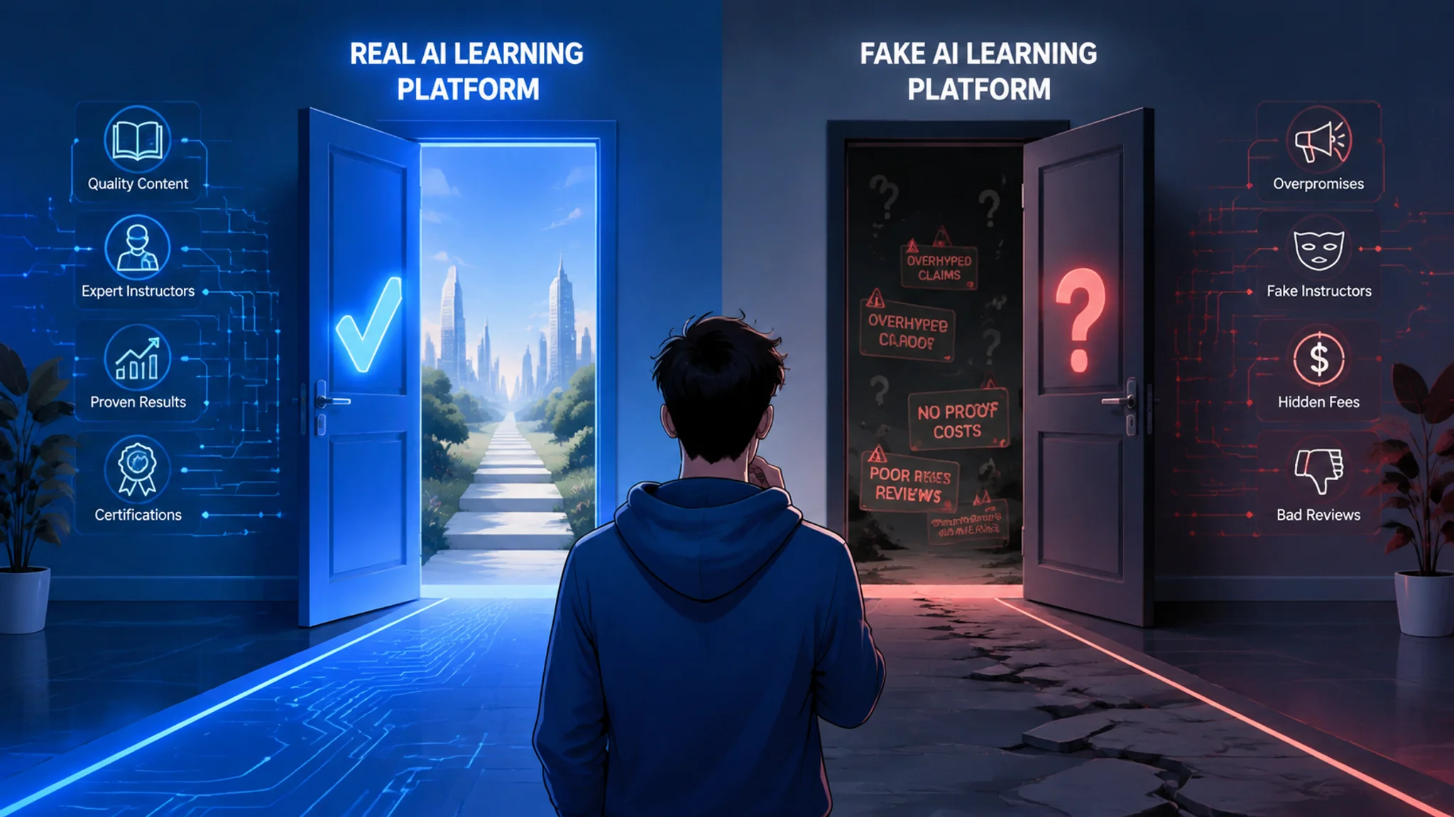 AI培训系统怎么选才不踩坑？报过课的人给你拆解真假在线学习平台的门道