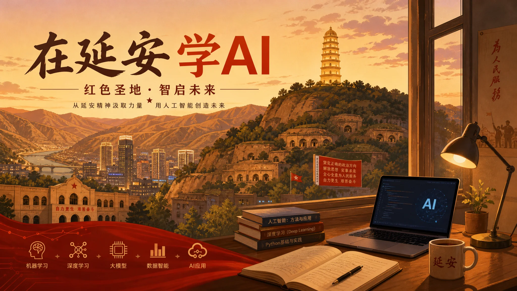 延安Ai培训在哪里？革命圣地学AI的路
