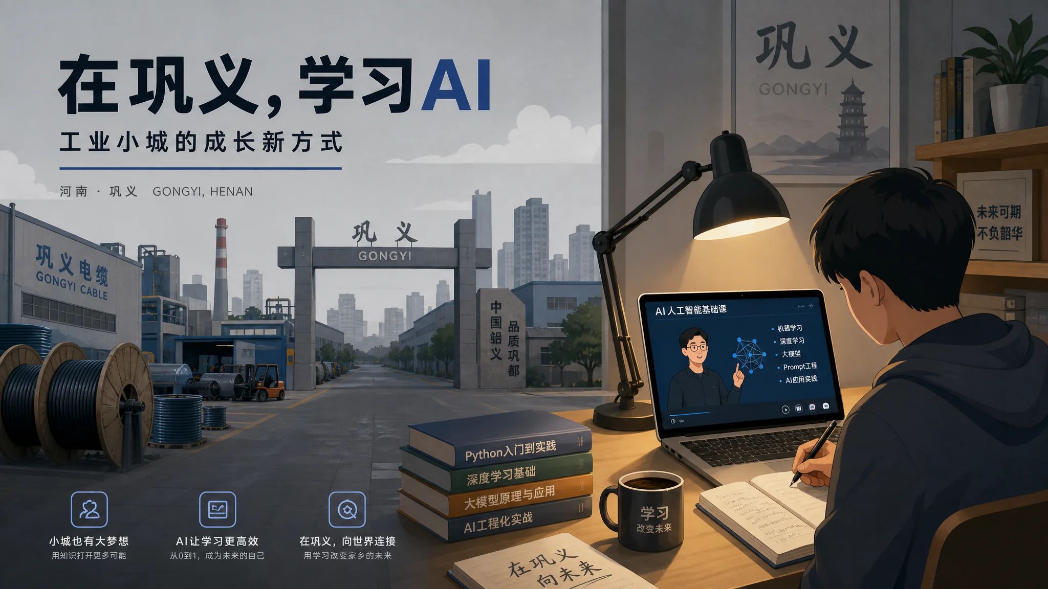 巩义ai培训在哪里？豫中小城学AI的路线
