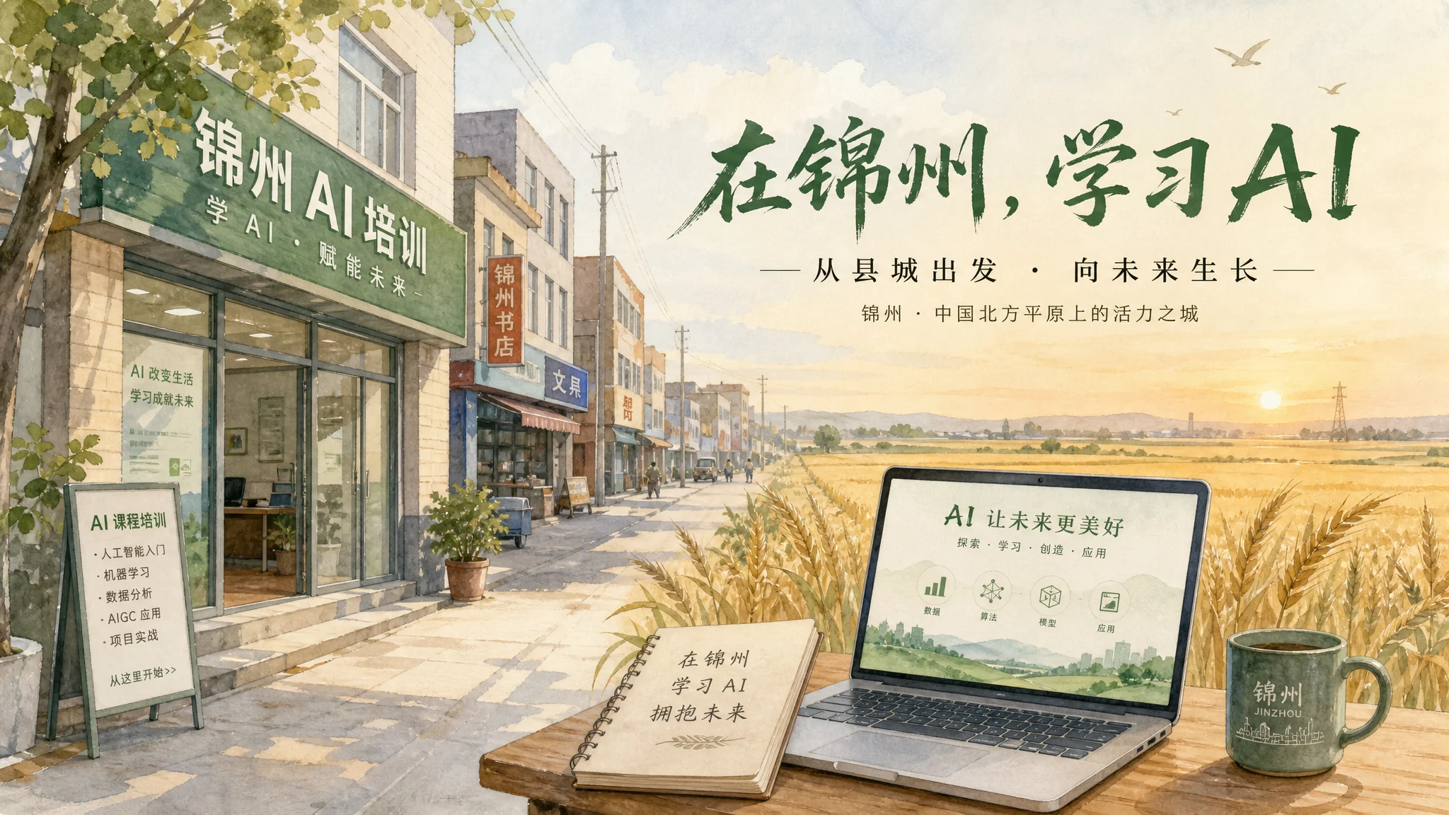 晋州ai培训在哪里？冀中县级市学AI的选择
