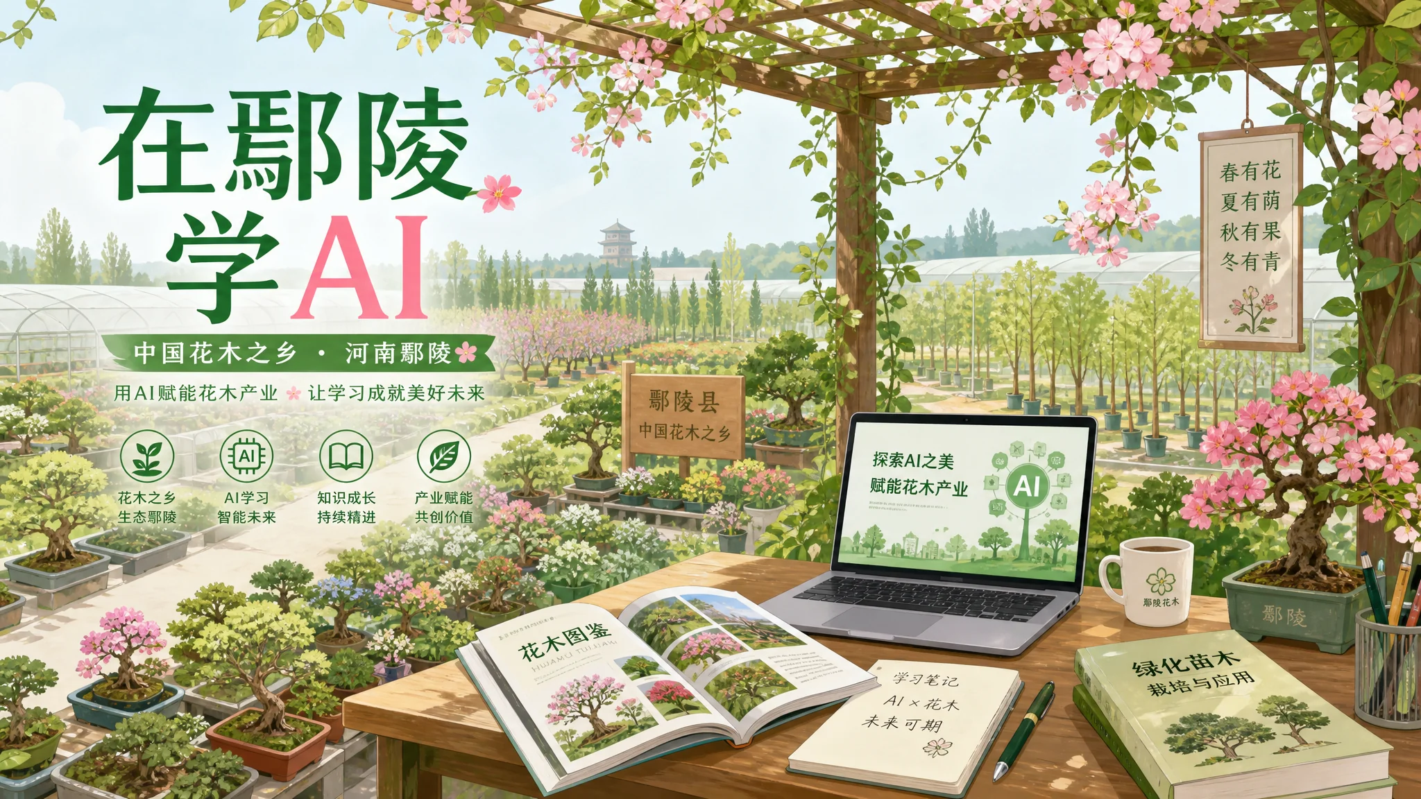 鄢陵ai培训在哪里？豫中花木县学AI的路