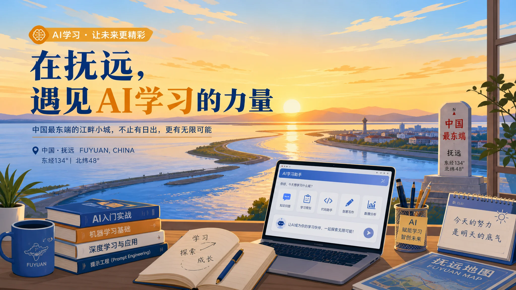 抚远ai培训在哪里？华夏东极学AI的路