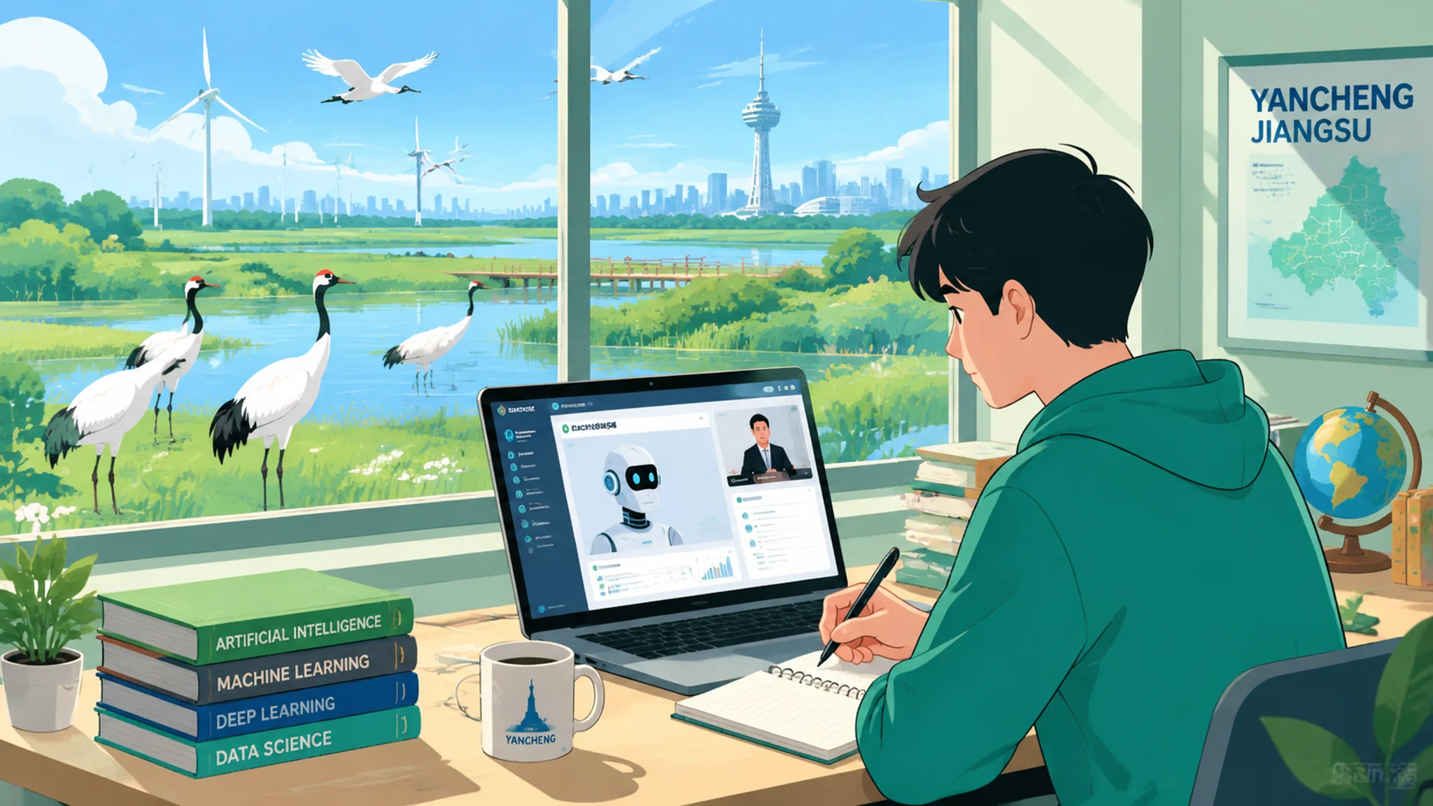 盐城培训ai去哪学？苏北学AI的本地与线上选择