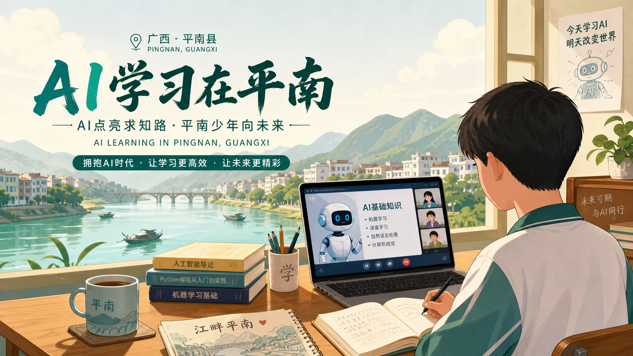平南ai培训在哪里？桂东南小县学AI的路