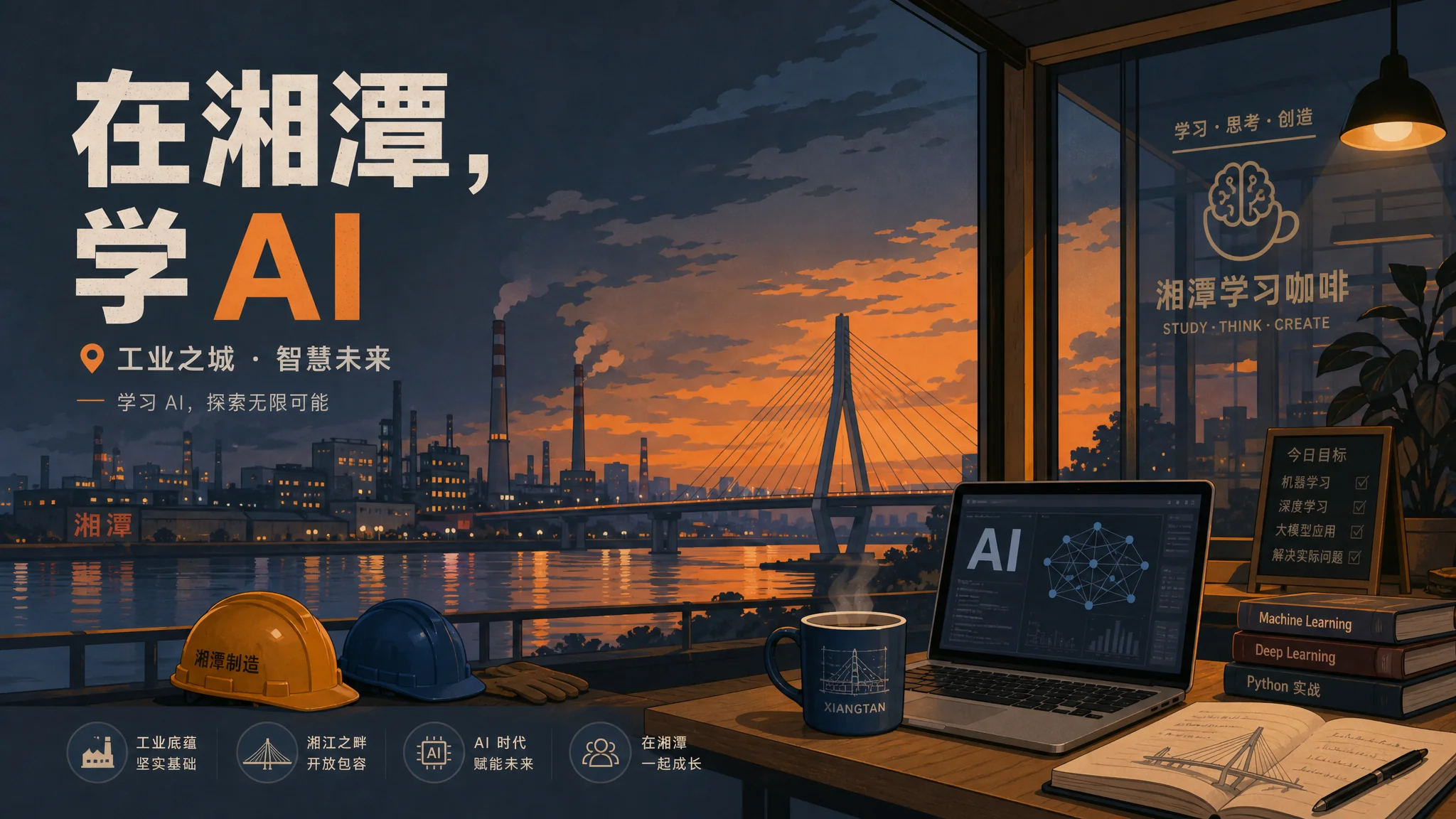 湘潭ai培训在哪里？湘中工业城学AI的选择