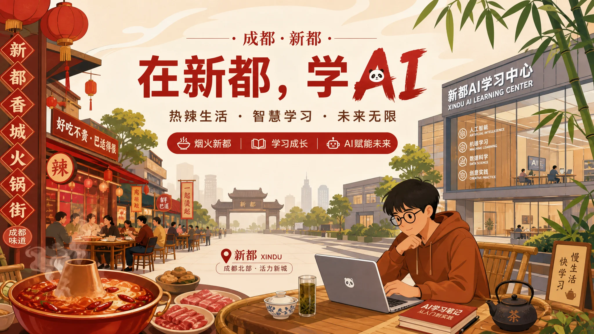 新都ai培训在哪里？成都北郊学AI的选择
