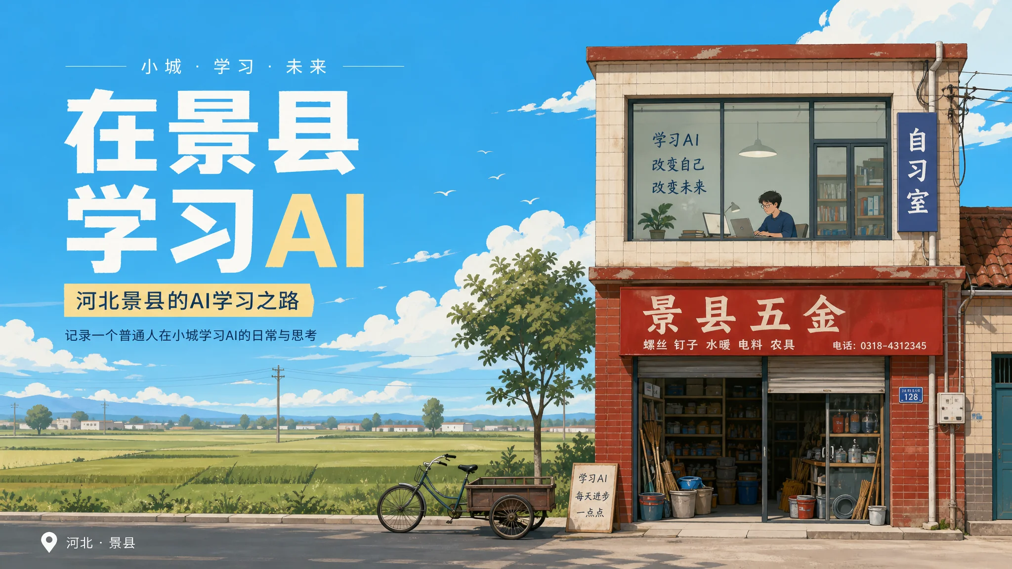 景县ai培训在哪里？冀中小城学AI的路