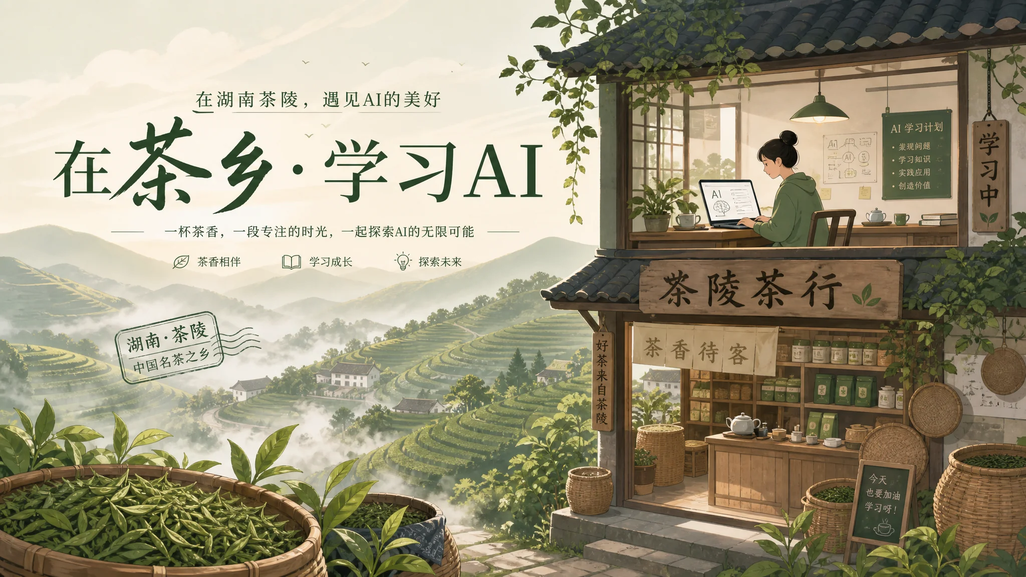 茶陵ai培训在哪里？茶乡学AI的路