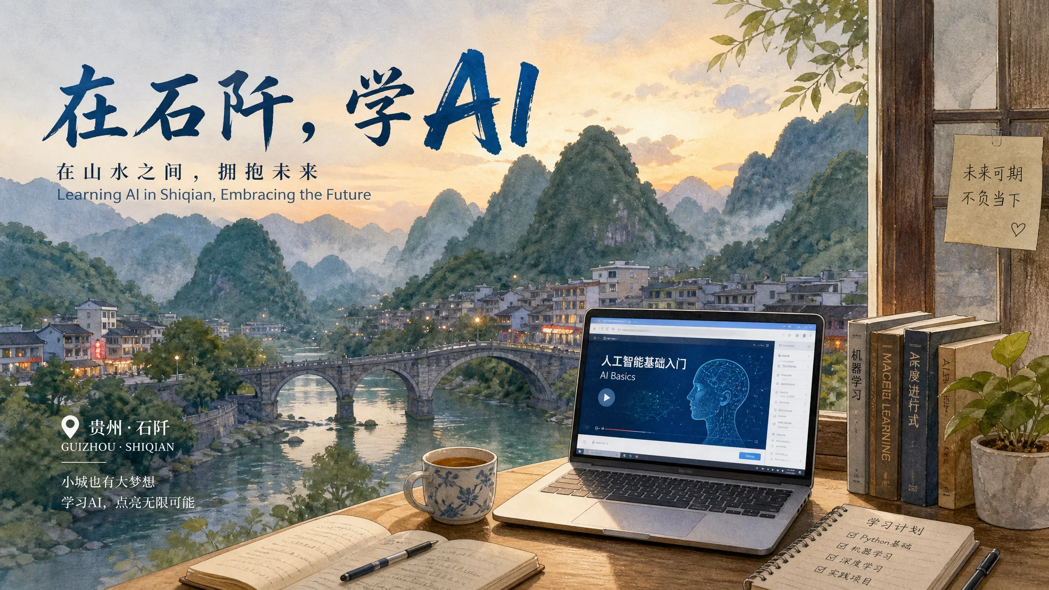 石阡ai培训在哪里？黔东小县学AI的路