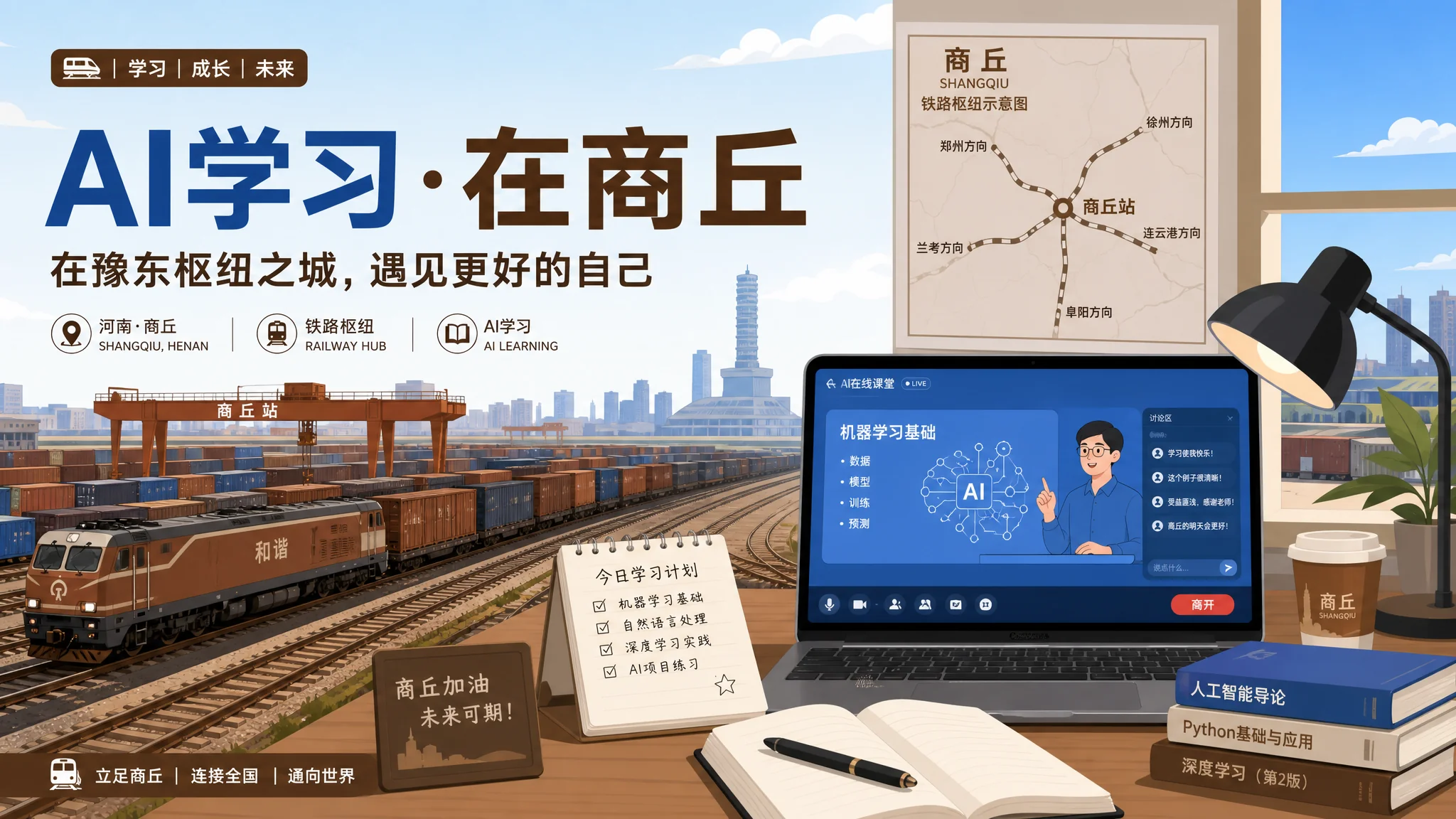 商丘培训ai去哪学？豫东城市学AI的选择