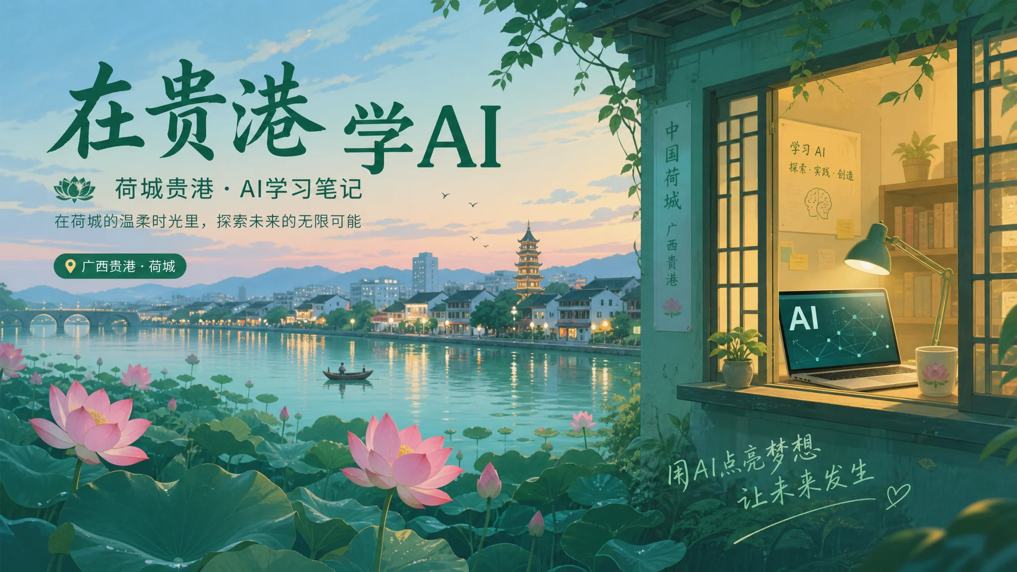 贵港ai培训在哪里？荷城学AI的路