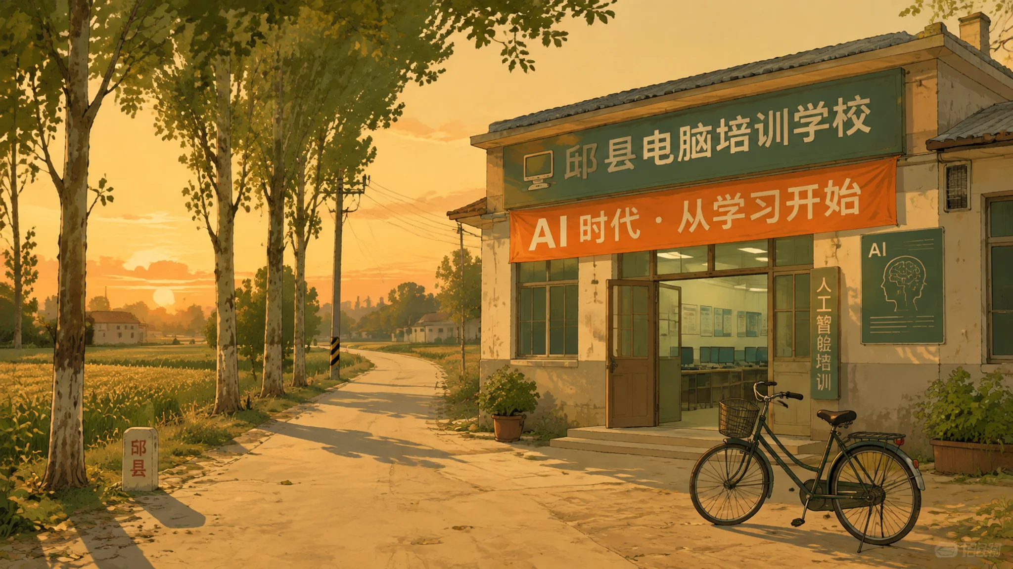 邱县ai培训在哪里？冀南小县学AI的路
