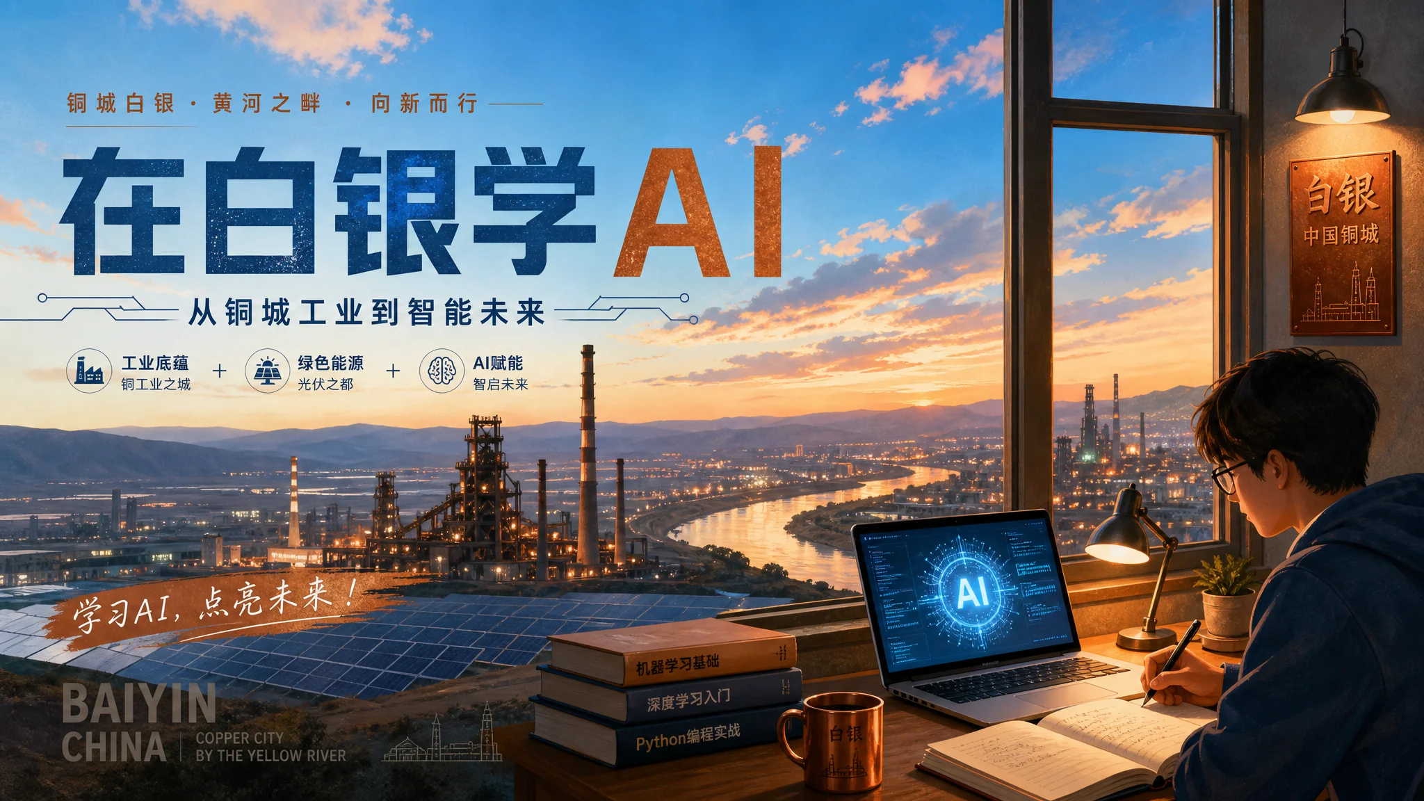白银ai培训在哪里？铜城学AI的选择