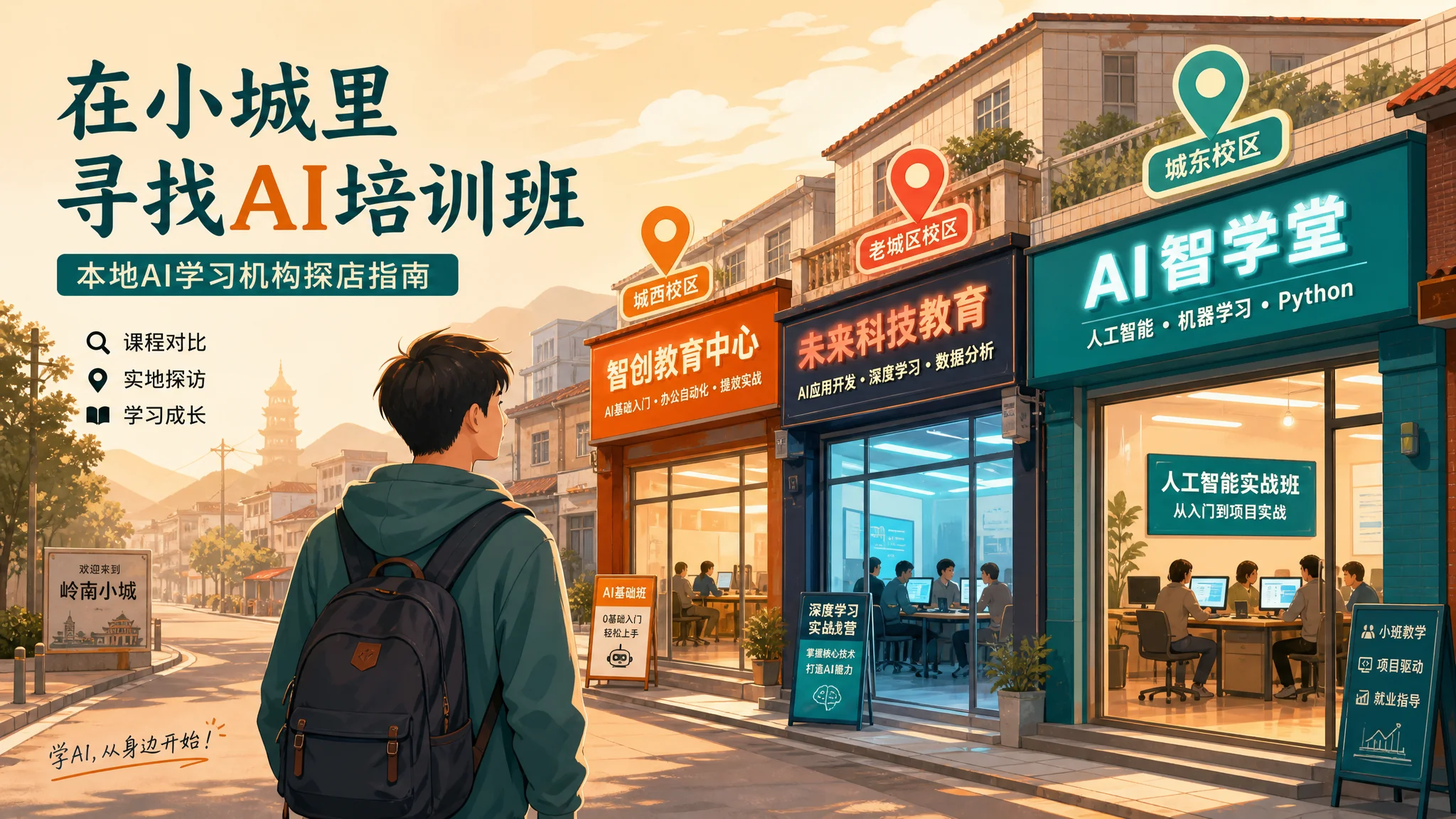 金坛ai培训在哪里？城区三家跑完实话实说