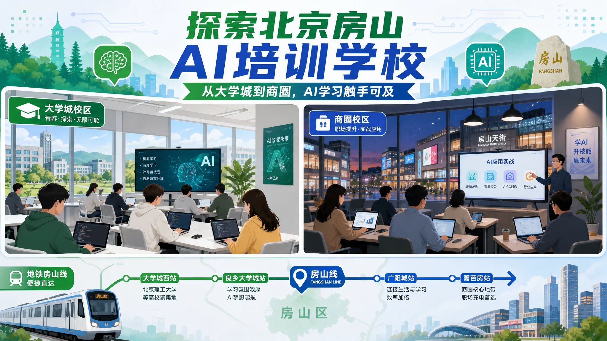 房山ai培训在哪里？北京南城学AI的真实行情