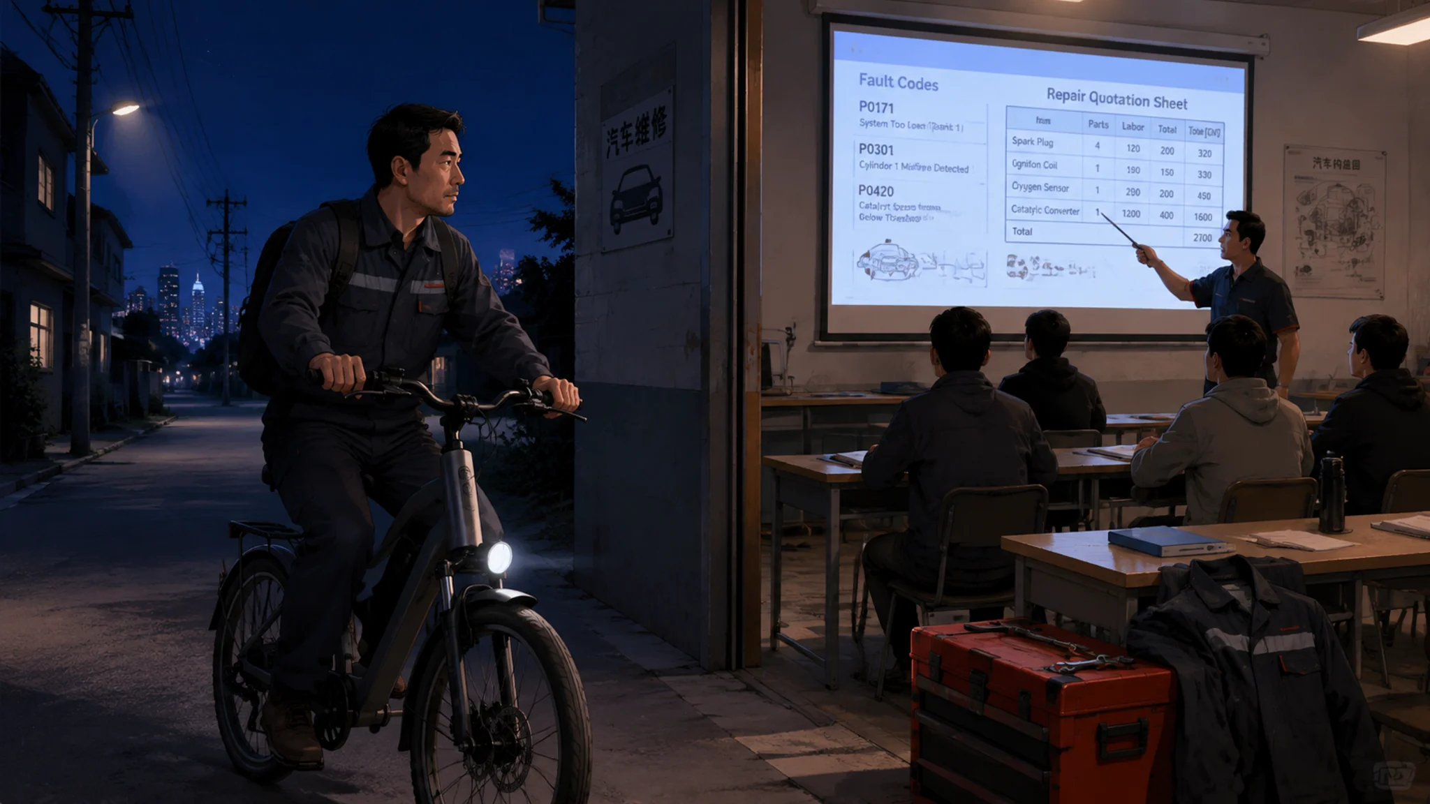 嘉定ai培训晚班三个月实录：一个钣金技师的大实话