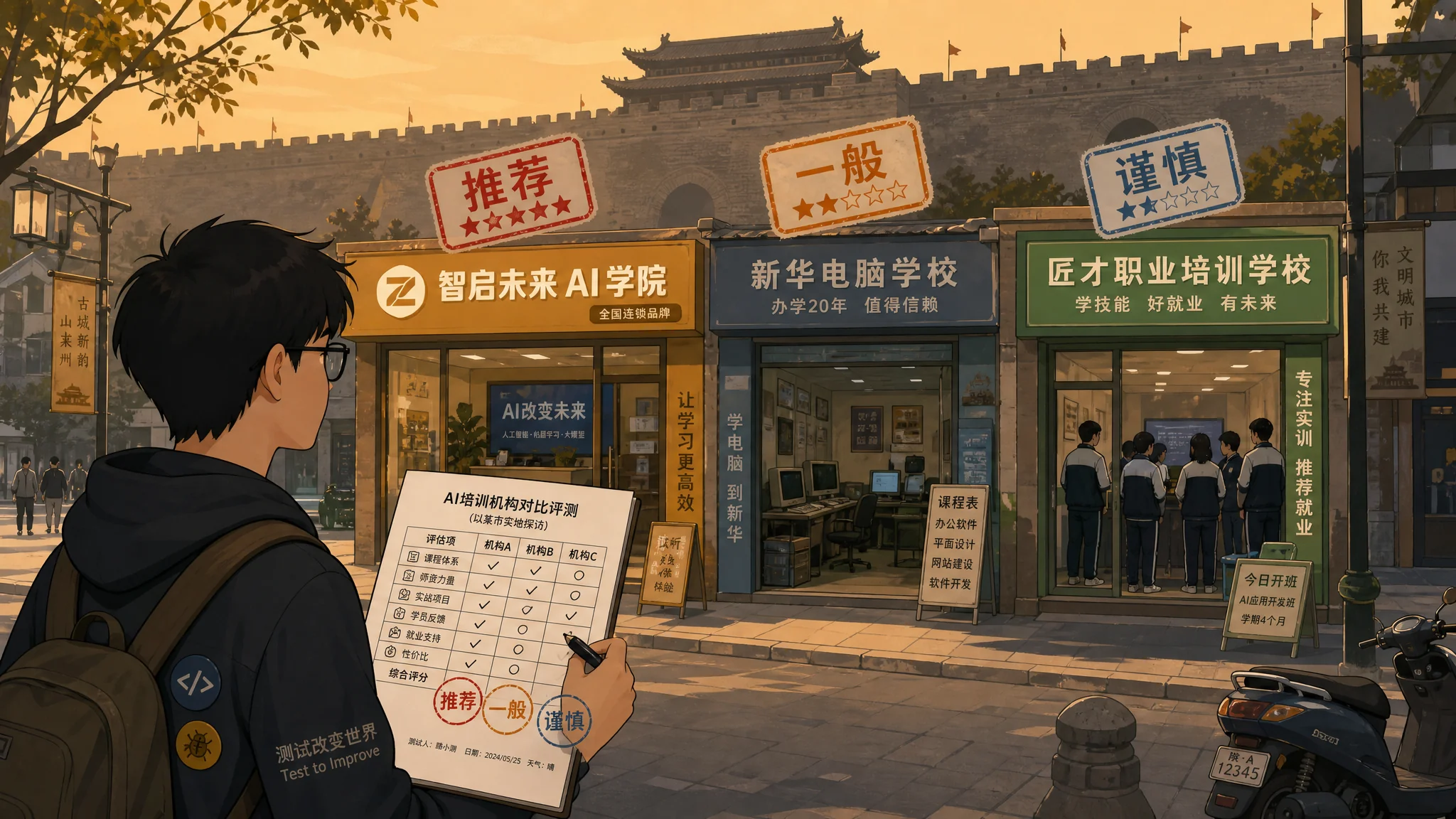 ai培训襄阳怎么选？我替表哥试听了三家机构