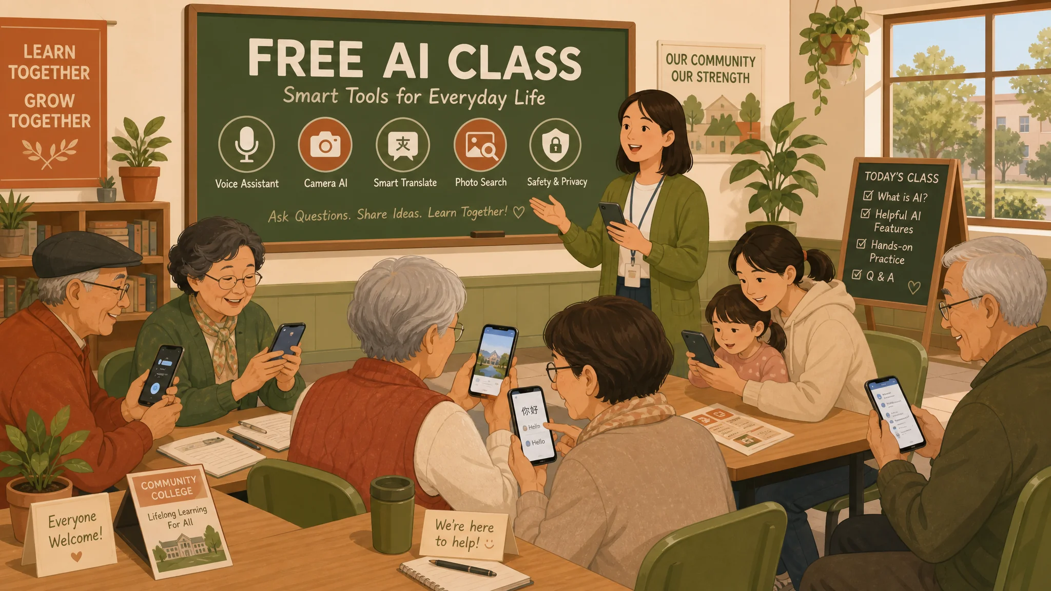 铜川Ai培训进社区记：公益课背后的运营账