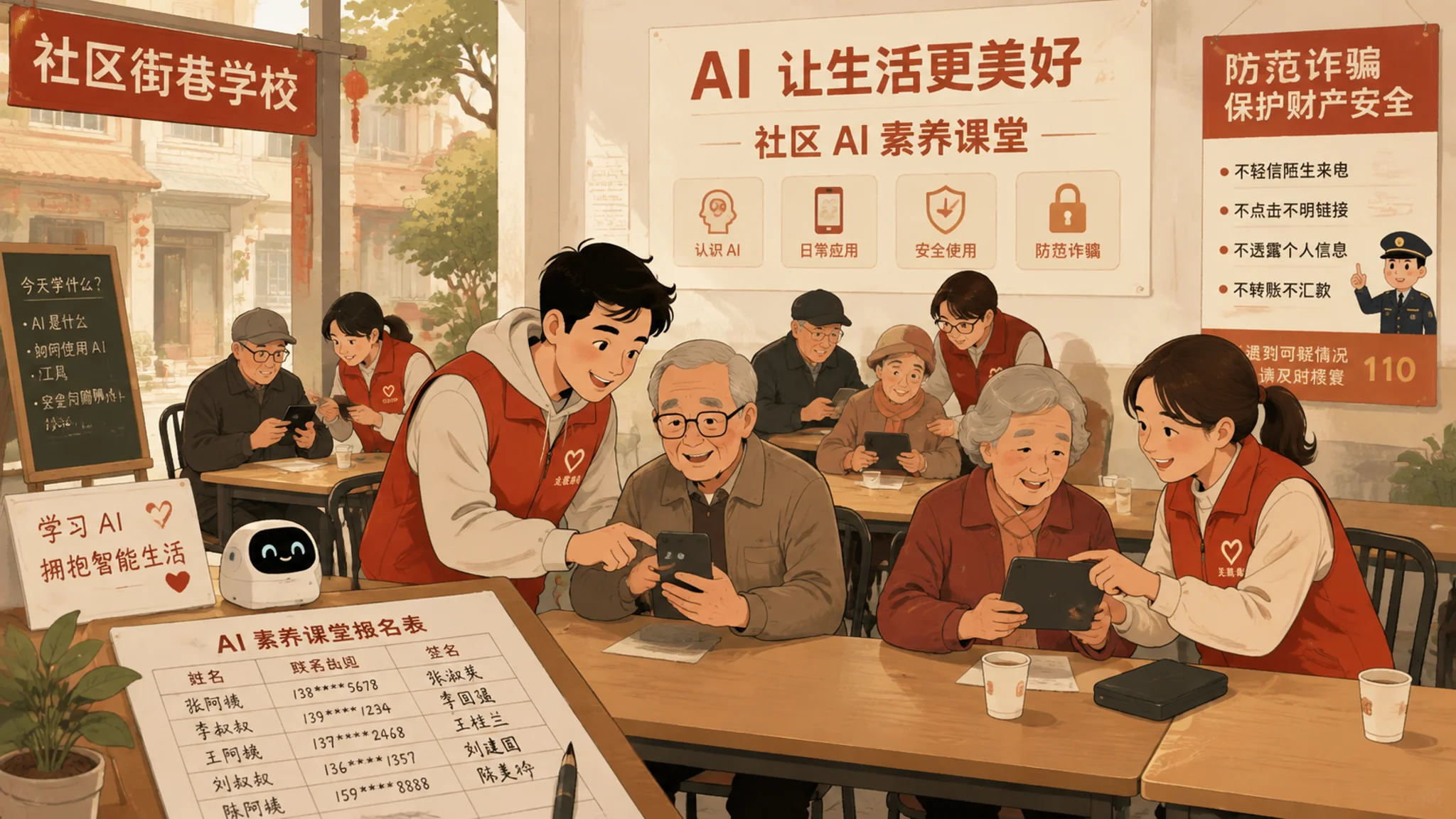 ai社会培训亲历记：街道成校的社区AI普及班